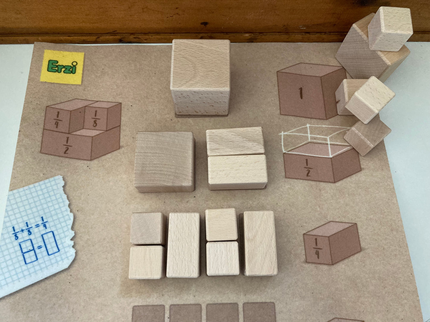 Educational Wooden Set - MATHEMATICAL FRACTIONS