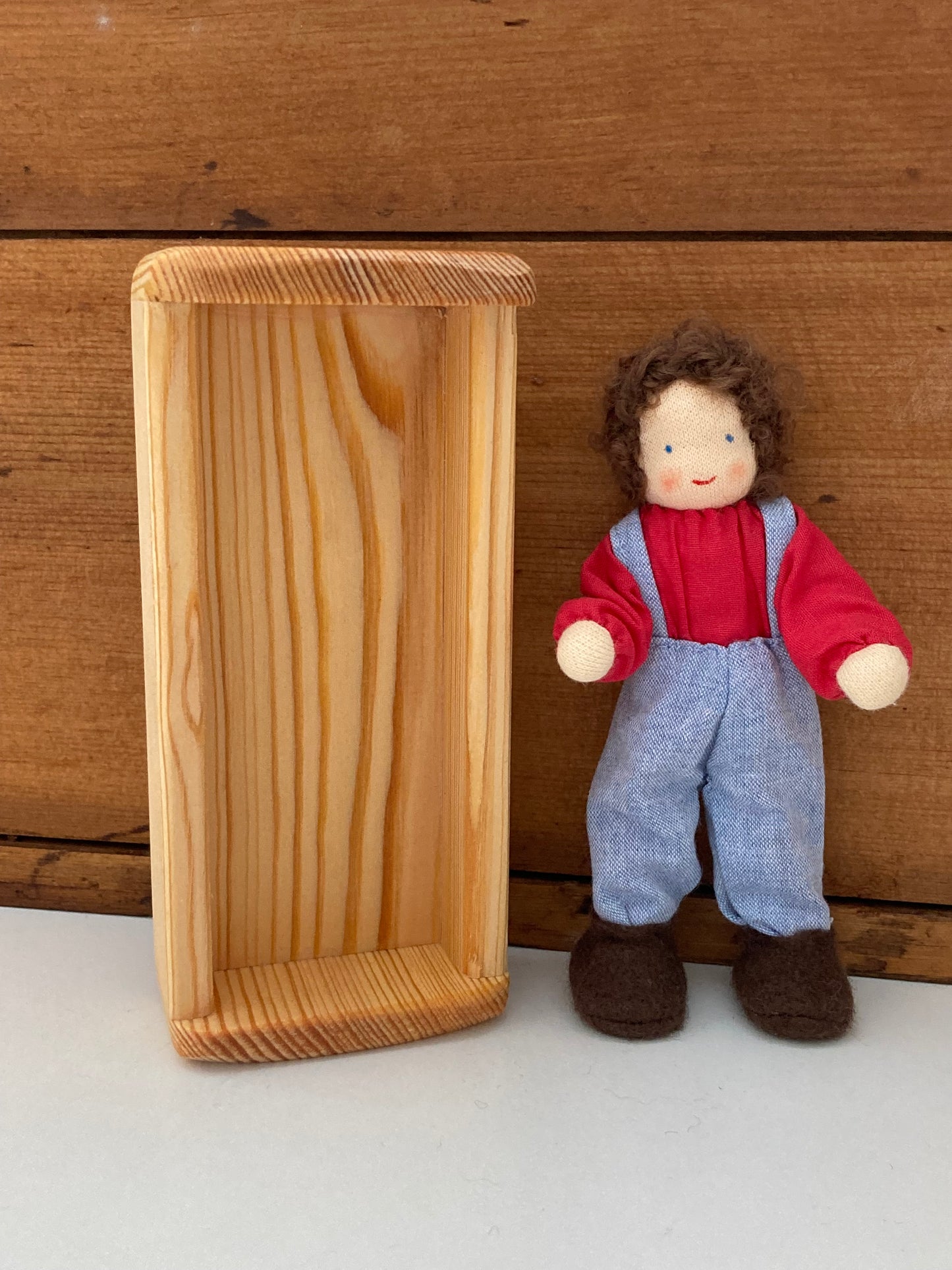 Wooden Dollhouse Furniture - Debresk DOLL BED