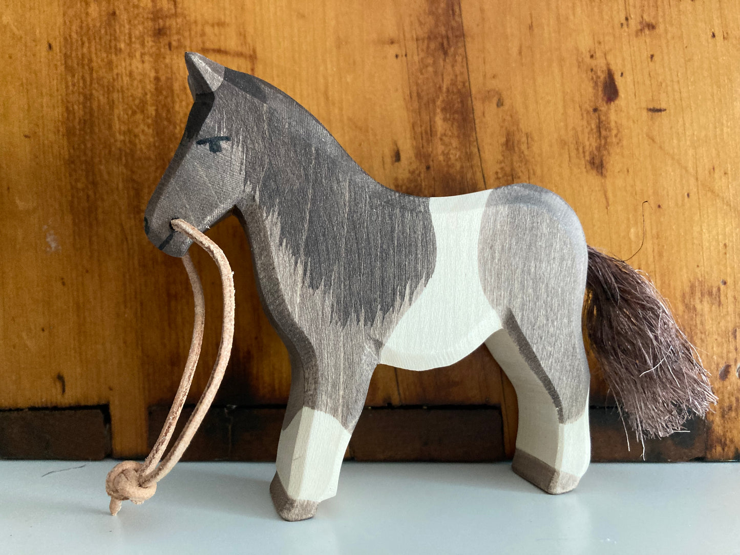 Wooden Dollhouse Play - PINTO PONY