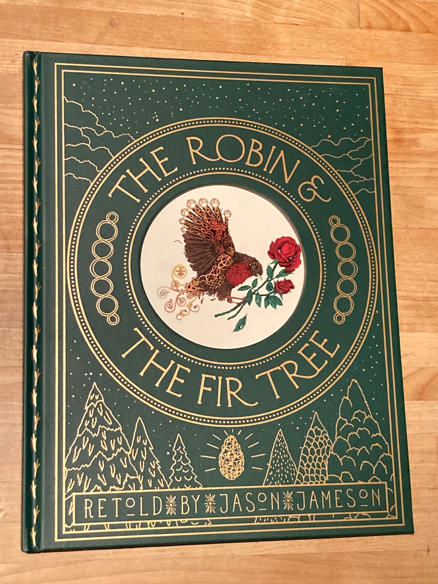 Livre de conte de fées pour enfants - LE ROBIN ET LE SAPIN