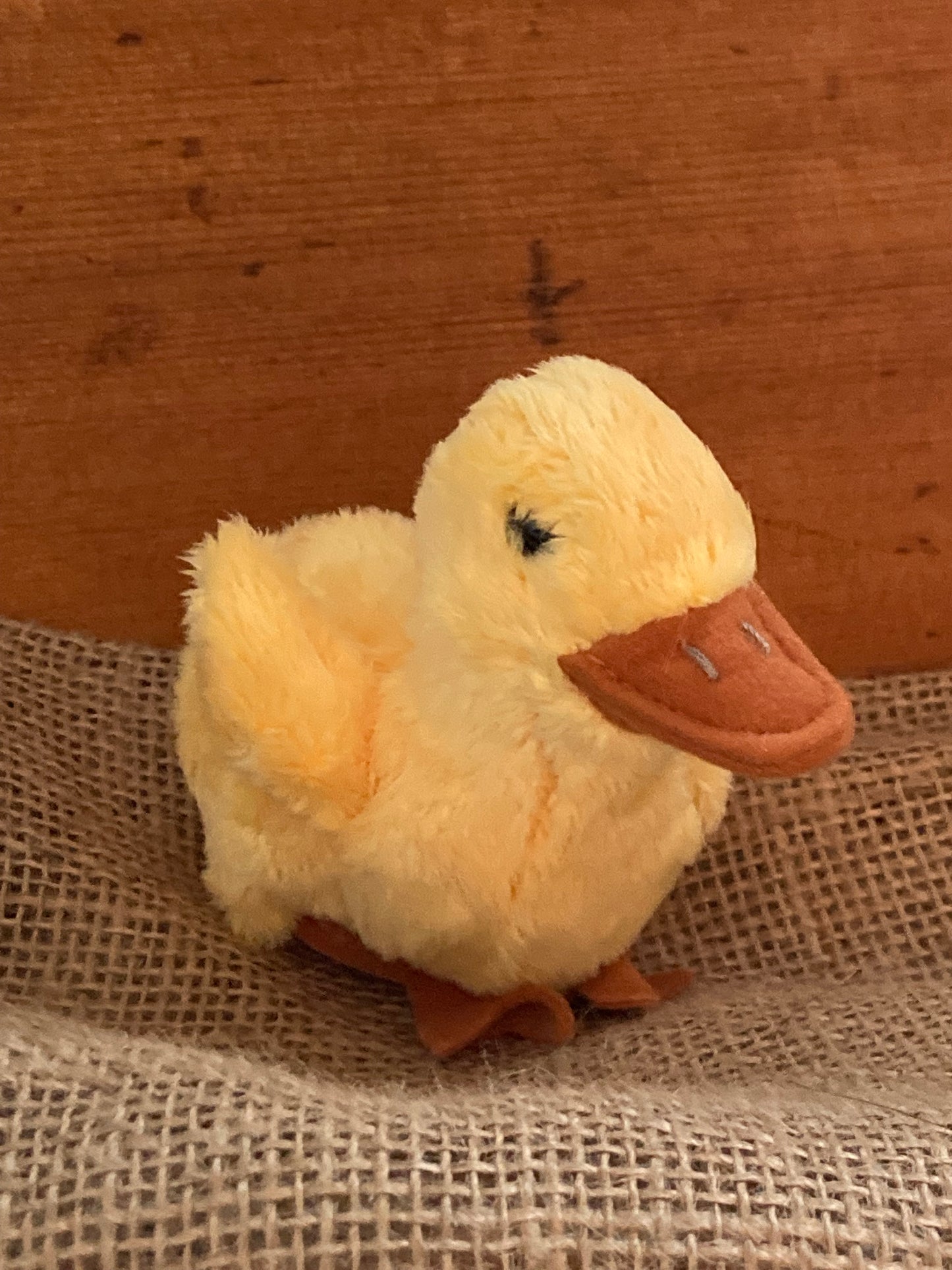 Soft Toy Finger Puppet - BABY DUCKLING