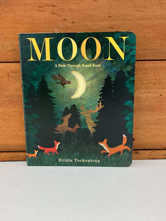 Board Book, Baby - MOON, with cut-outs!