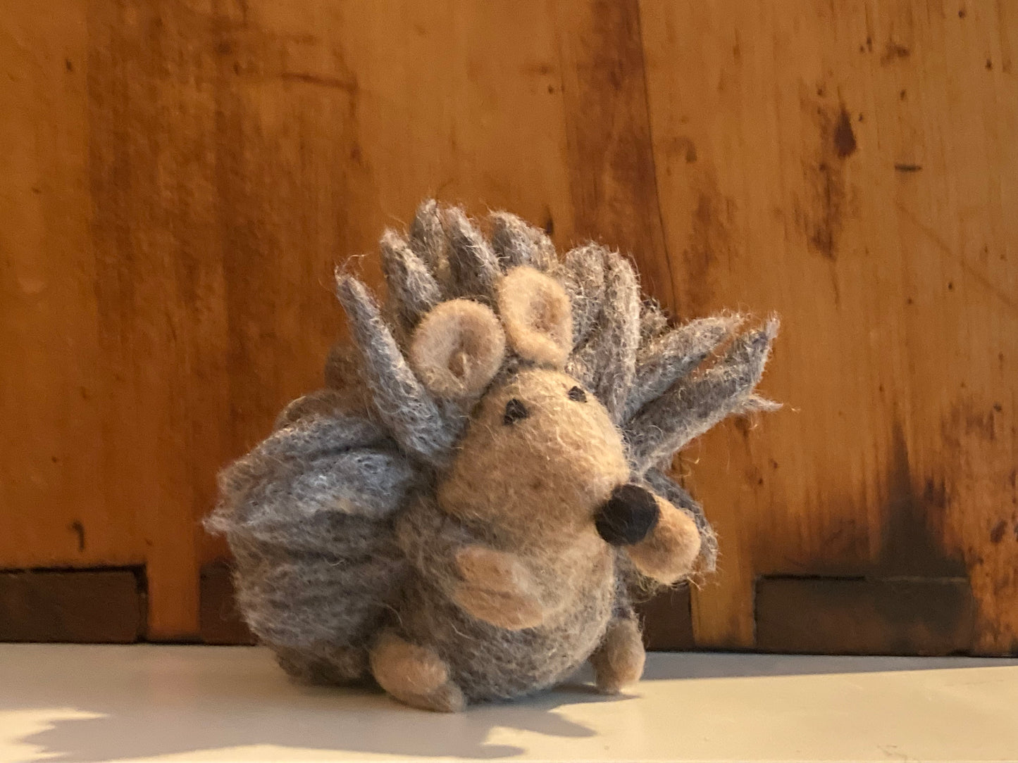 Dollhouse Soft Toy - Felted HEDGEHOG