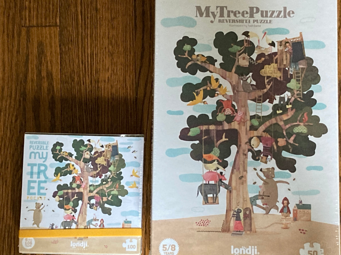 Puzzle - MY TREE (large size) - Reversible.