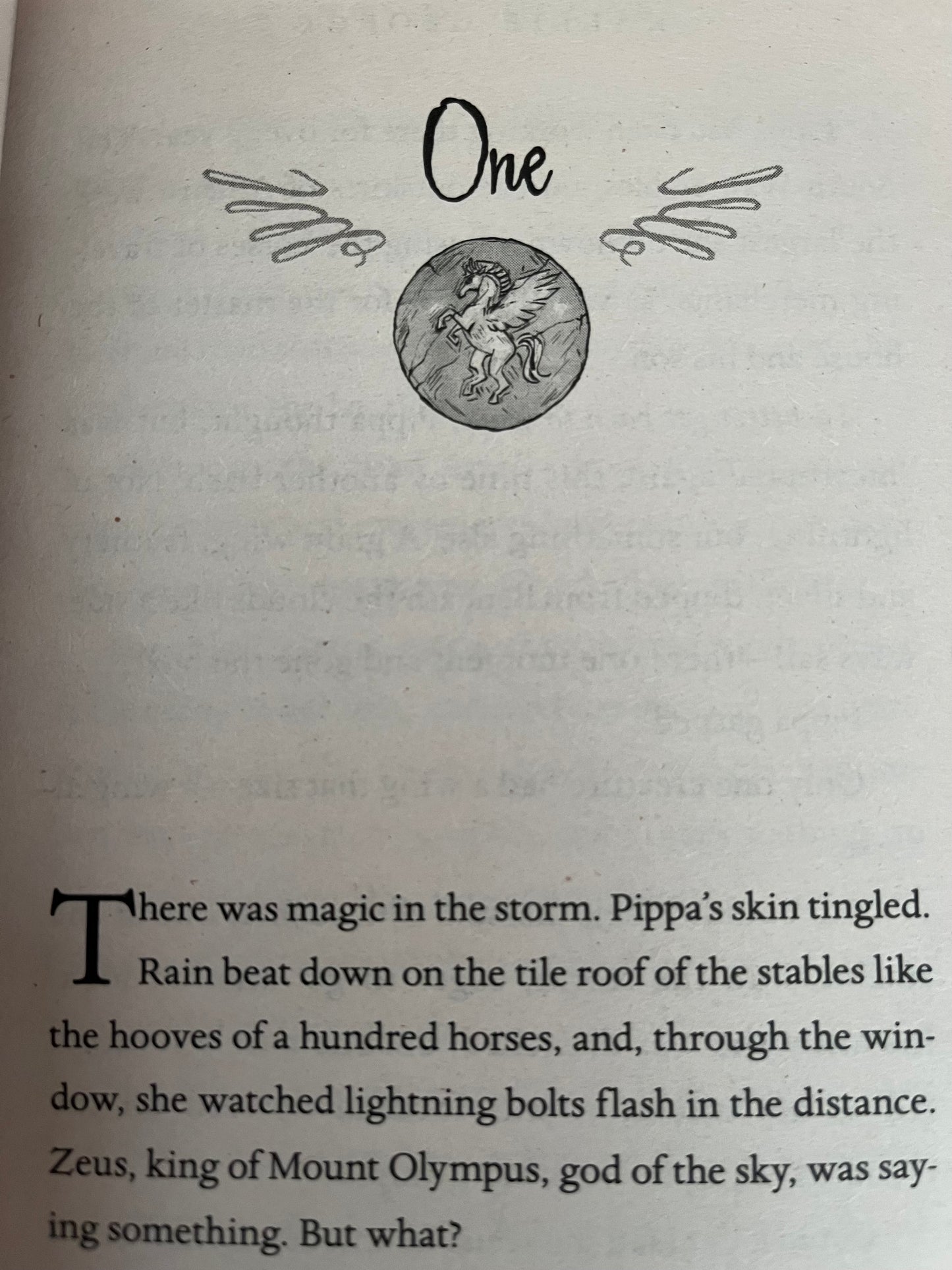 Chapter Books for Older Readers - WINGS OF OLYMPUS, Book One