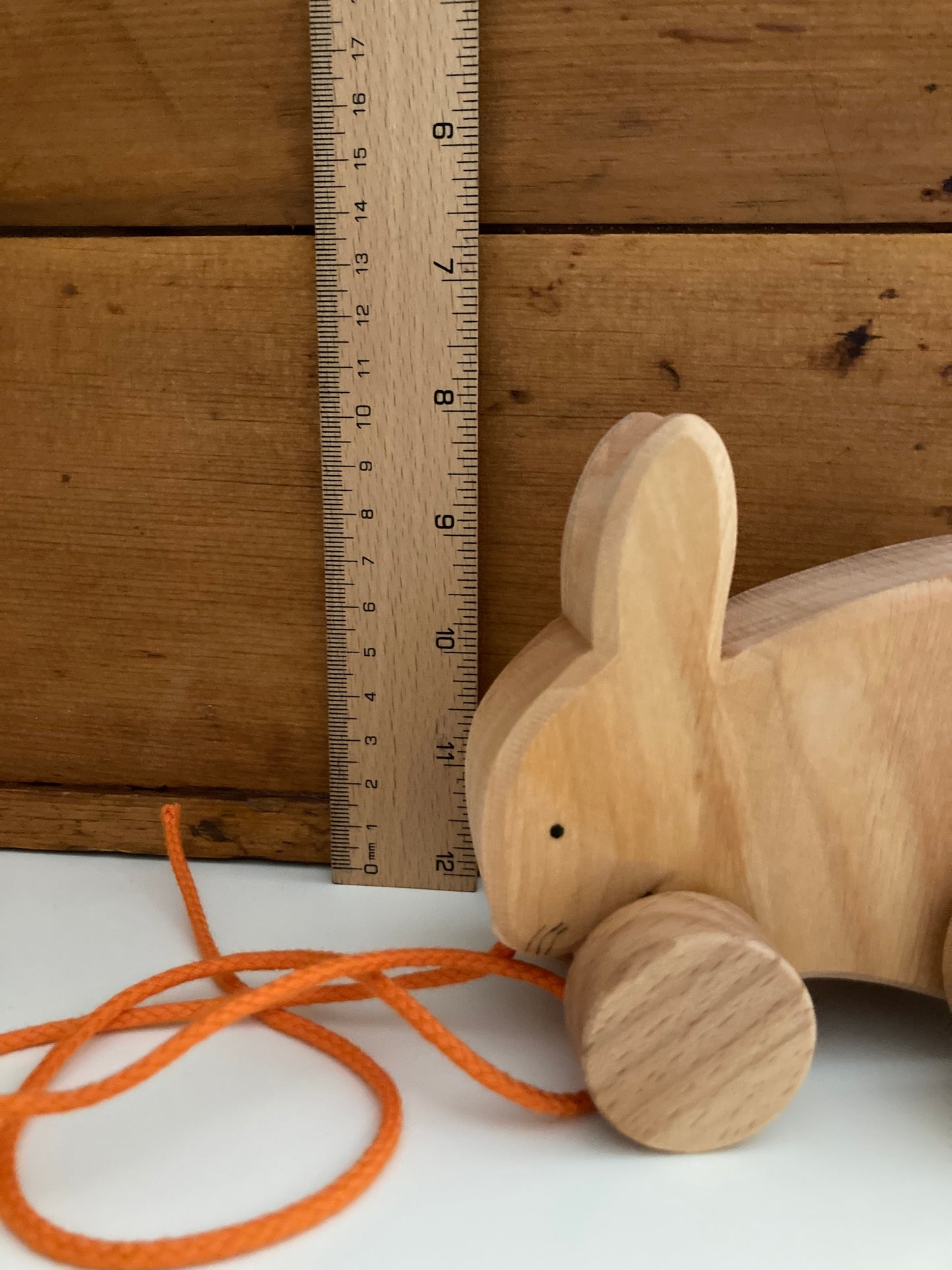 Wooden Toy, Baby - RABBIT BOB-a-LONG