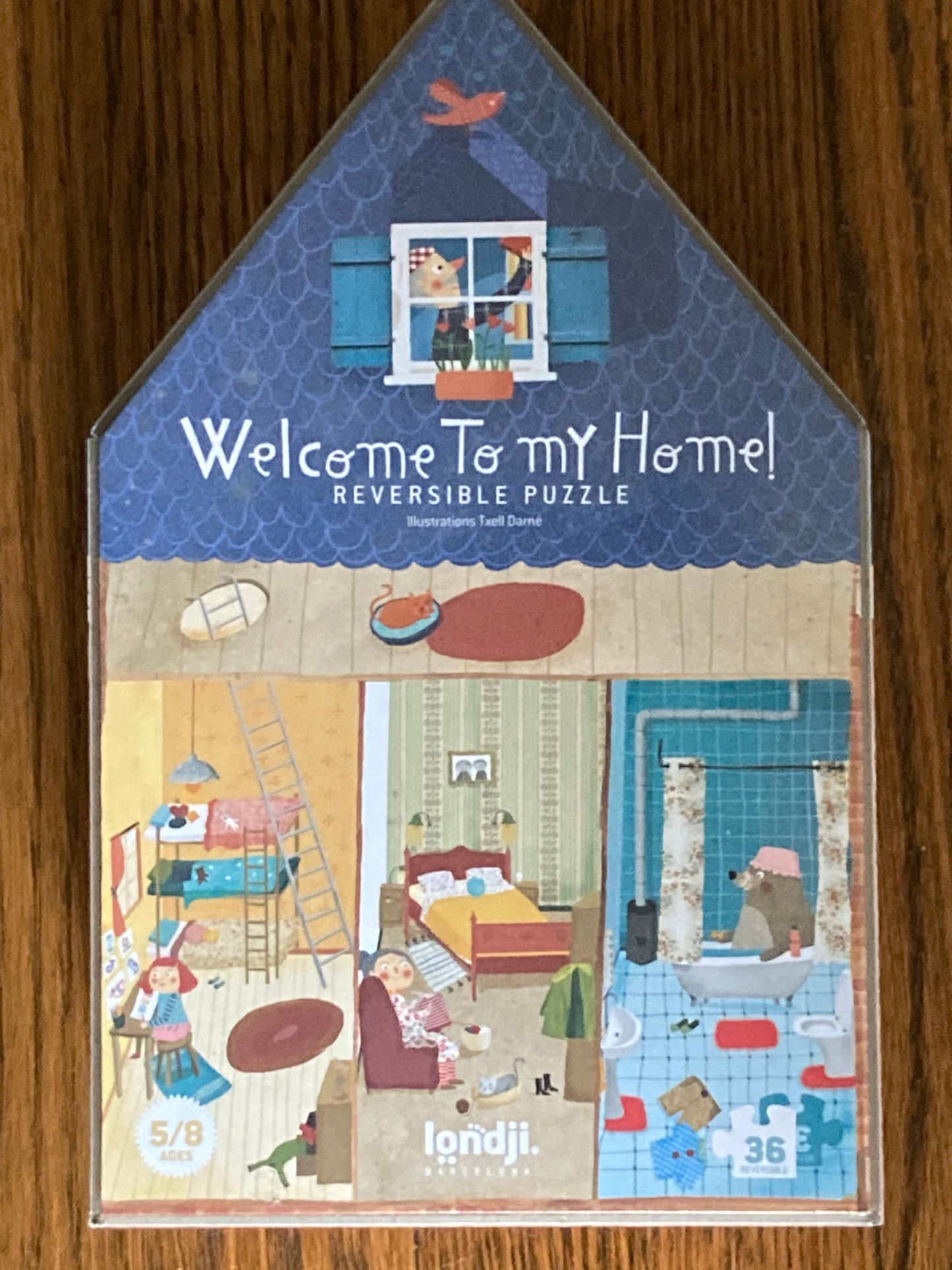 Puzzle - WELCOME TO MY HOME, Reversible!