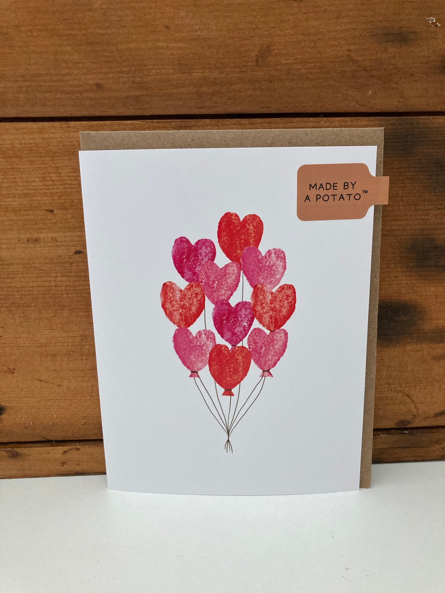 Greeting Cards - By a Potato HEARTS BOUQUET