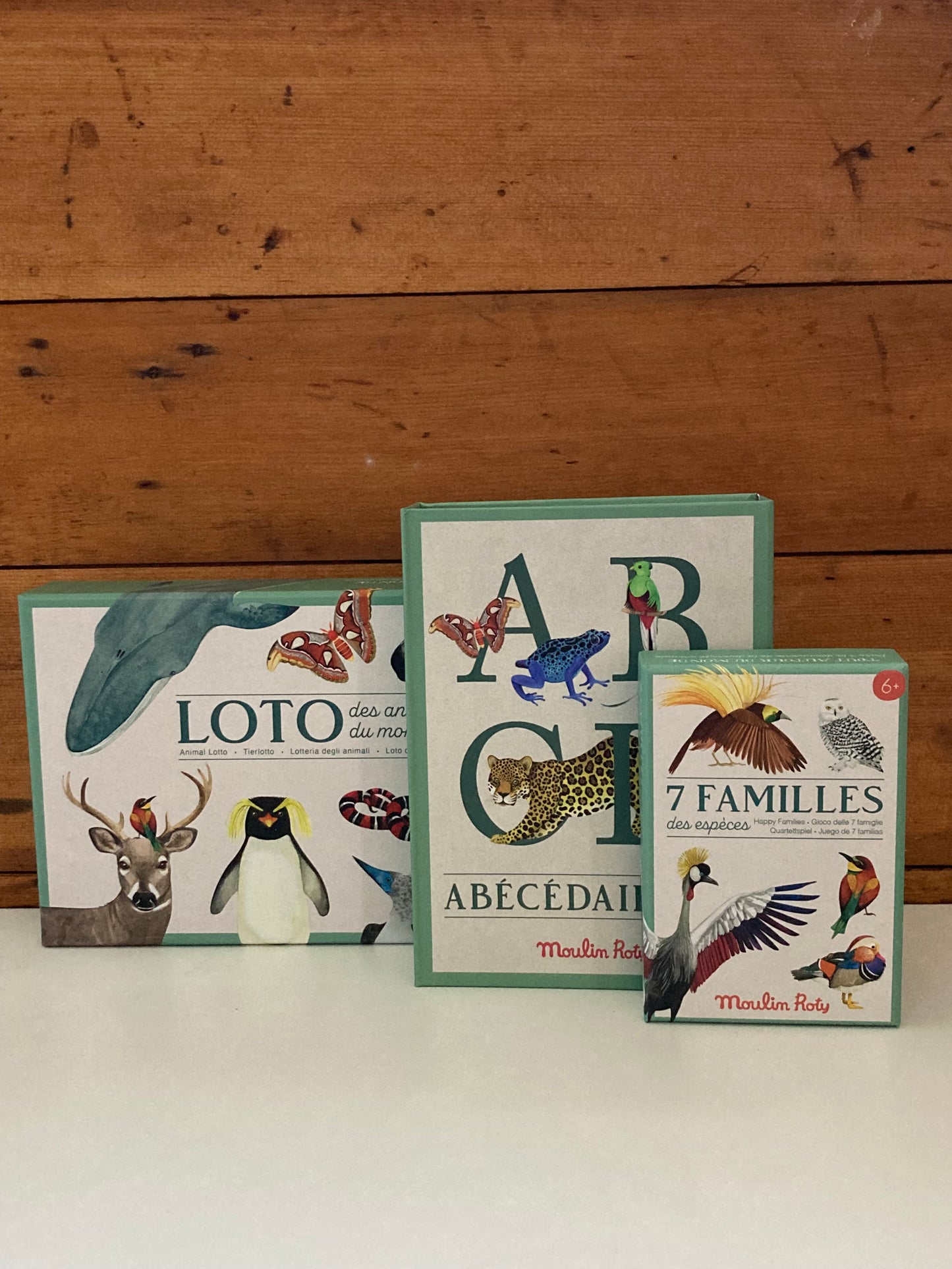 Educational Card Game - ANIMAL FAMILIES, in French & English!