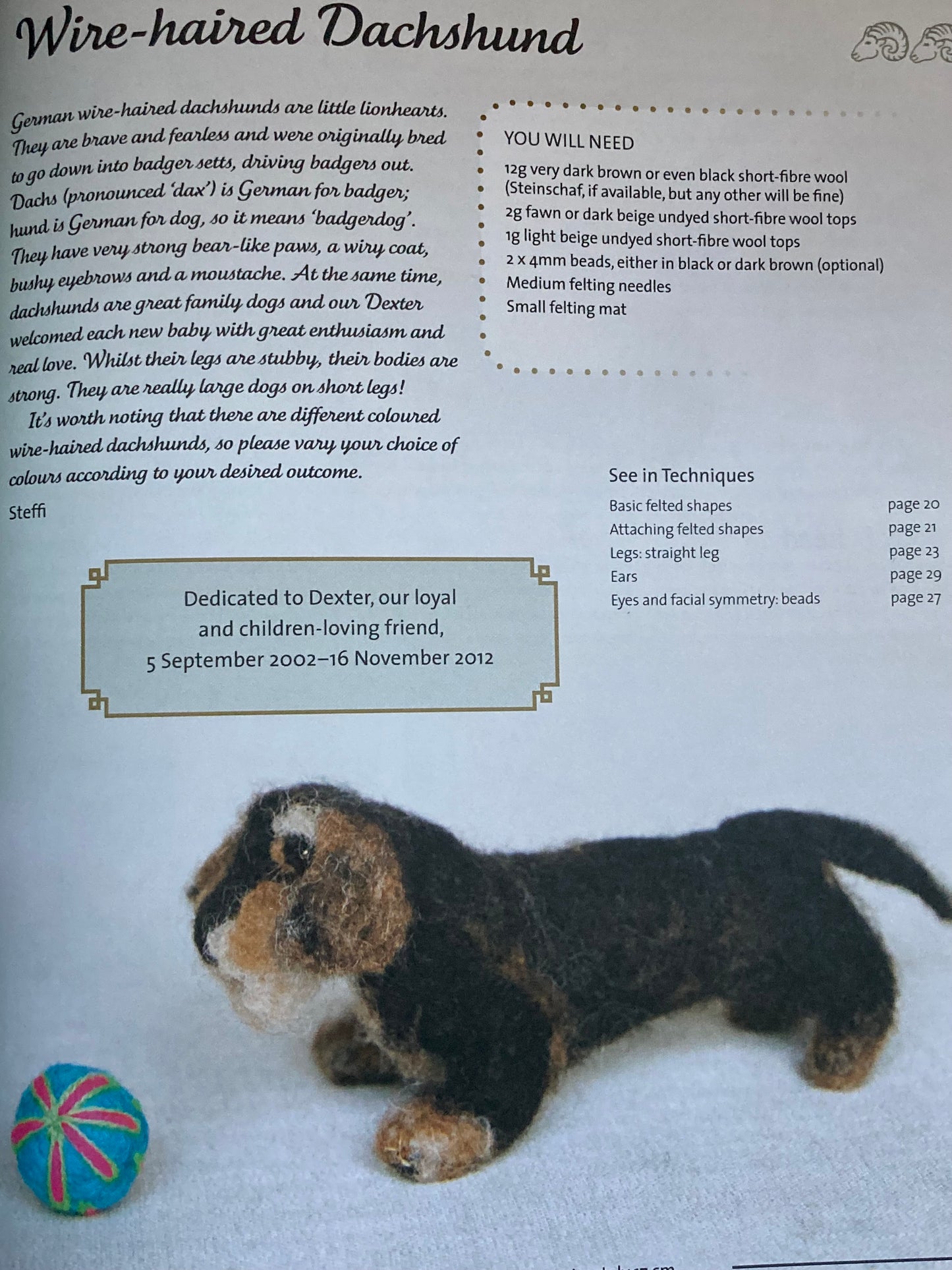 Crafting Resource Book - MAKING NEEDLE FELTED ANIMALS