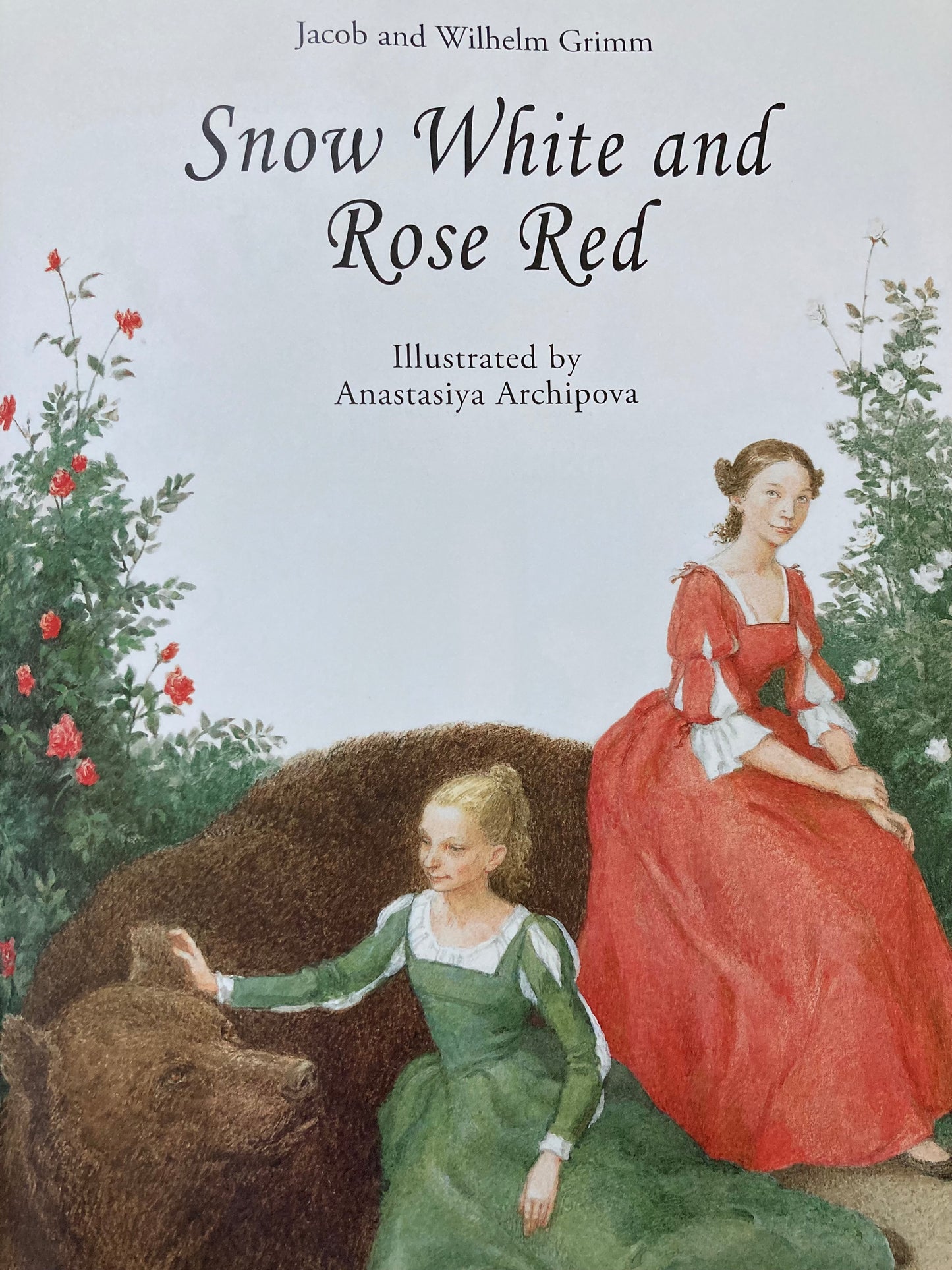 Livre de conte de fées pour enfants - BLANCHE NEIGE ET ROSE ROUGE
