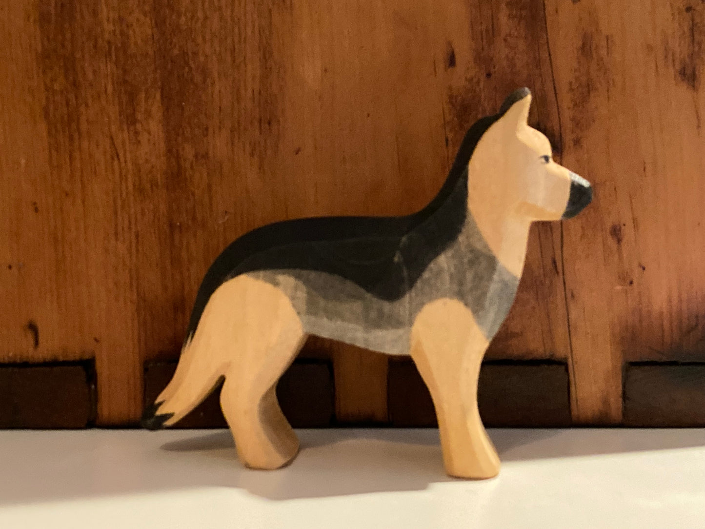 Wooden Dollhouse Play - GERMAN SHEPHERD DOG