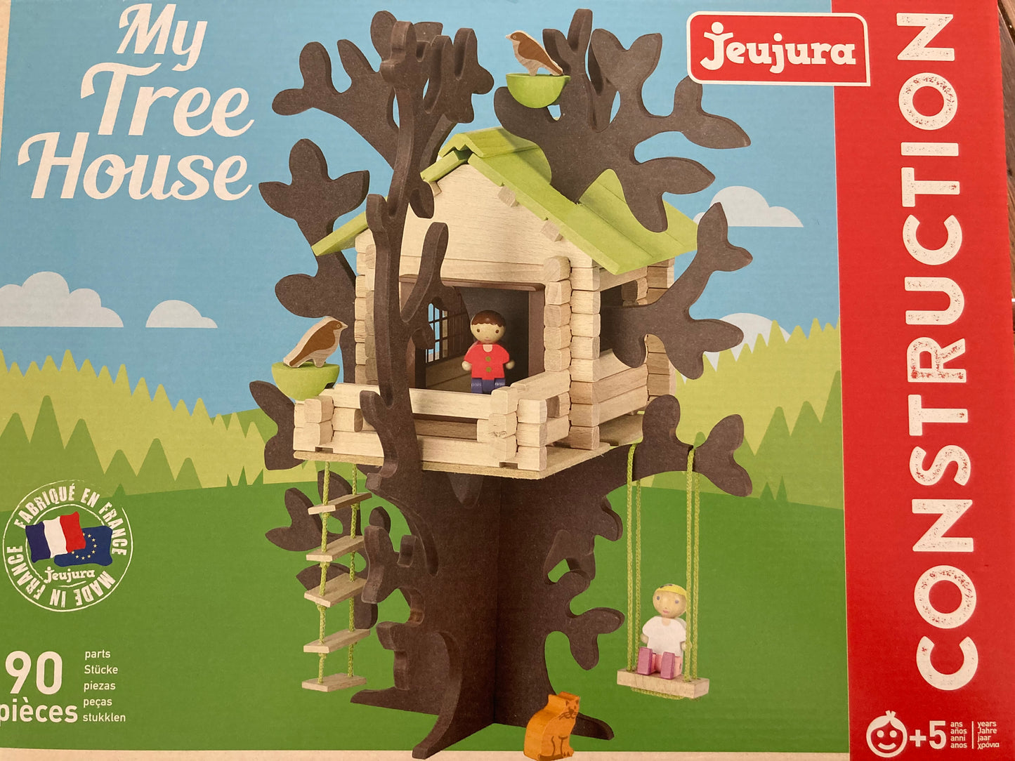 Dollhouse Play Wooden Set - TREE HOUSE to BUILD