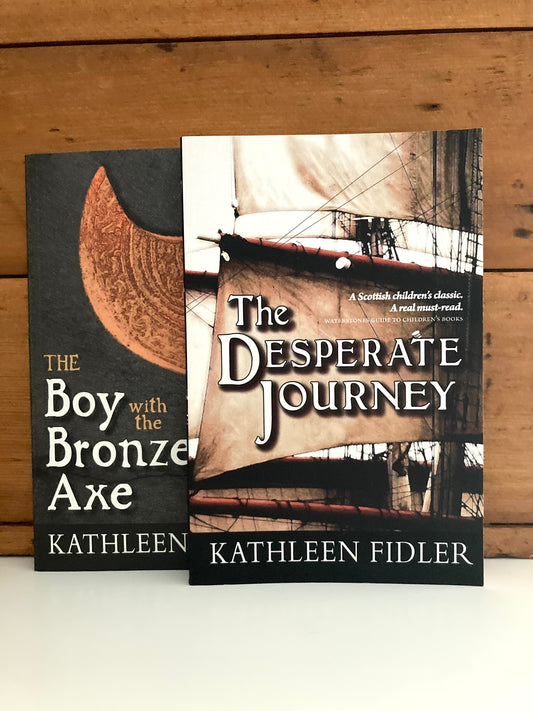 Educational Chapter Books for Older Readers - THE BOY WITH THE BRONZE AXE, and THE DESPERATE JOURNEY