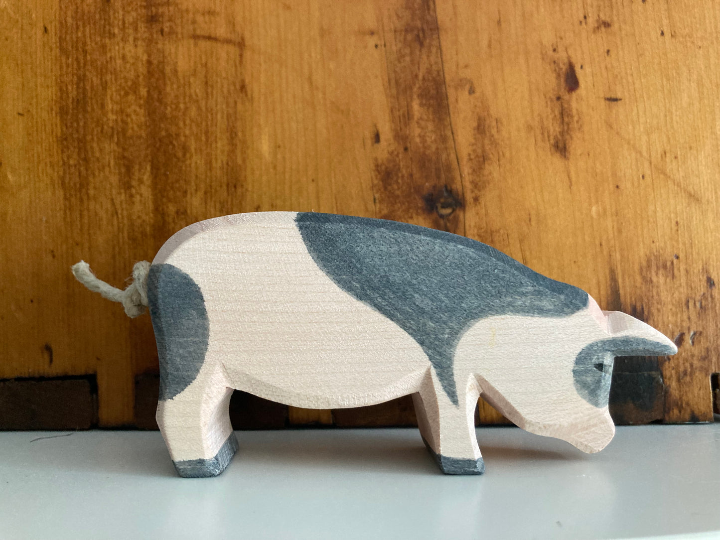 Wooden Dollhouse Play - SPOTTED PIG