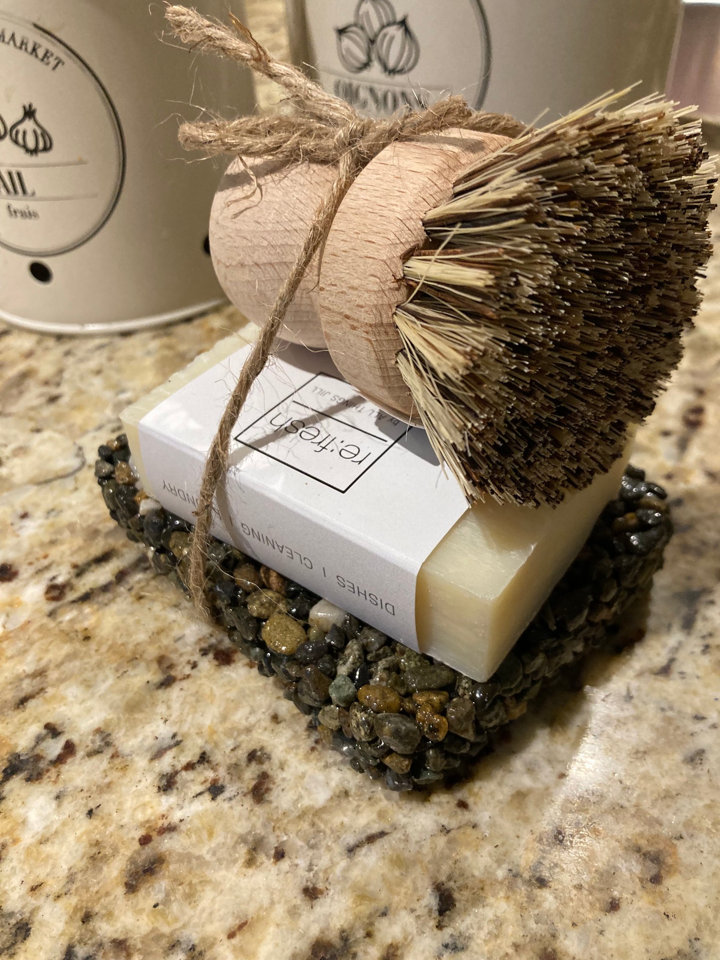 EcoHome - POT SCRUBBER with Bristles
