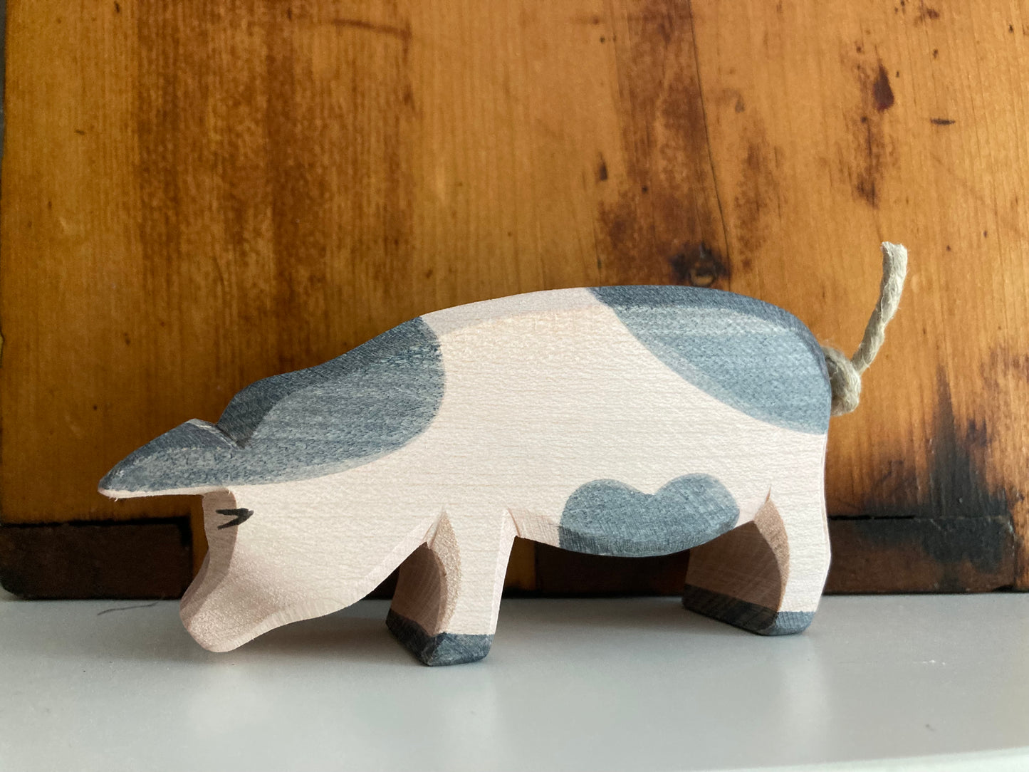 Wooden Dollhouse Play - SPOTTED PIG