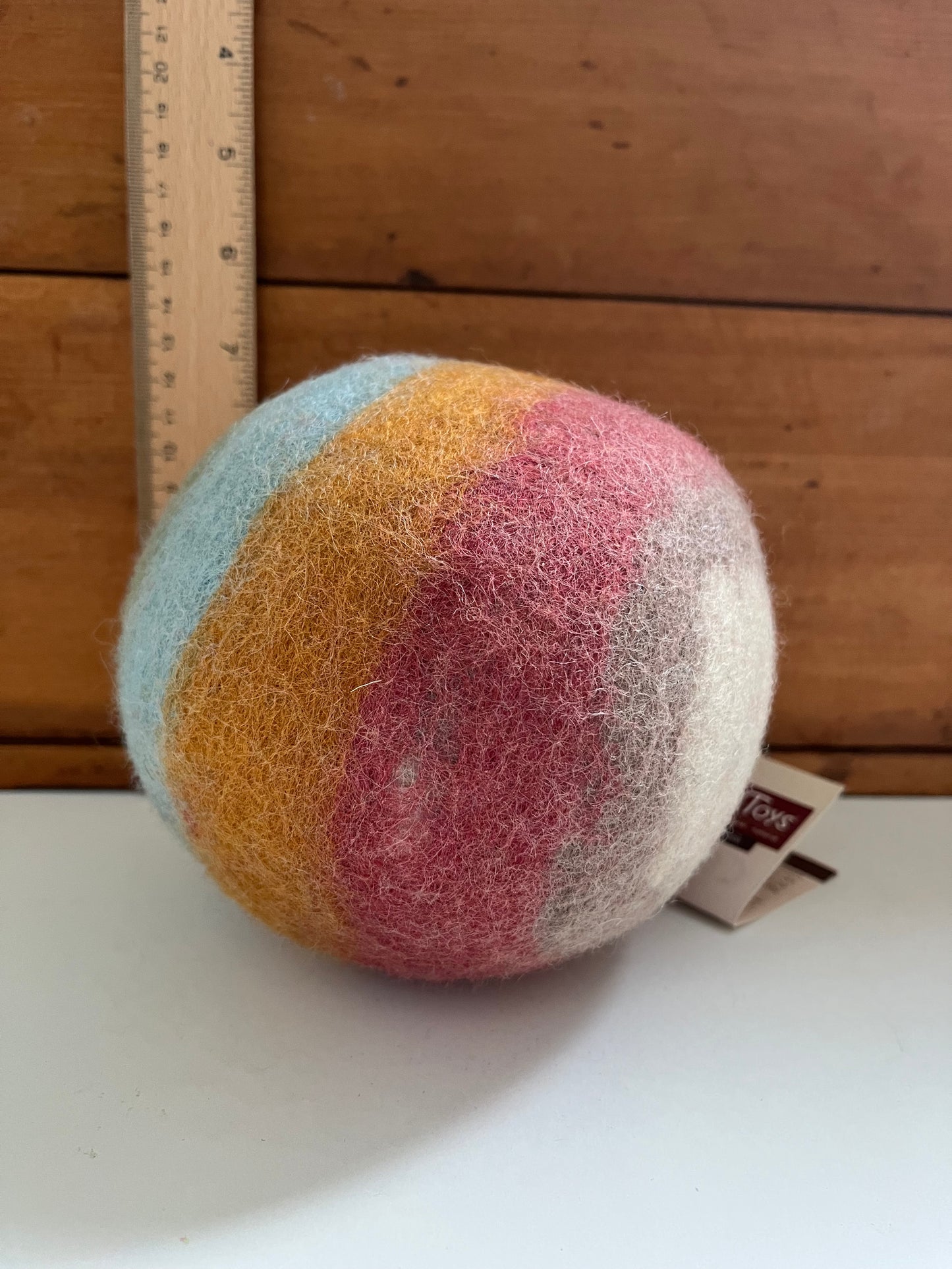 Soft Felted Toy - LARGE EARTH BALL!!…Soccer inside 😊