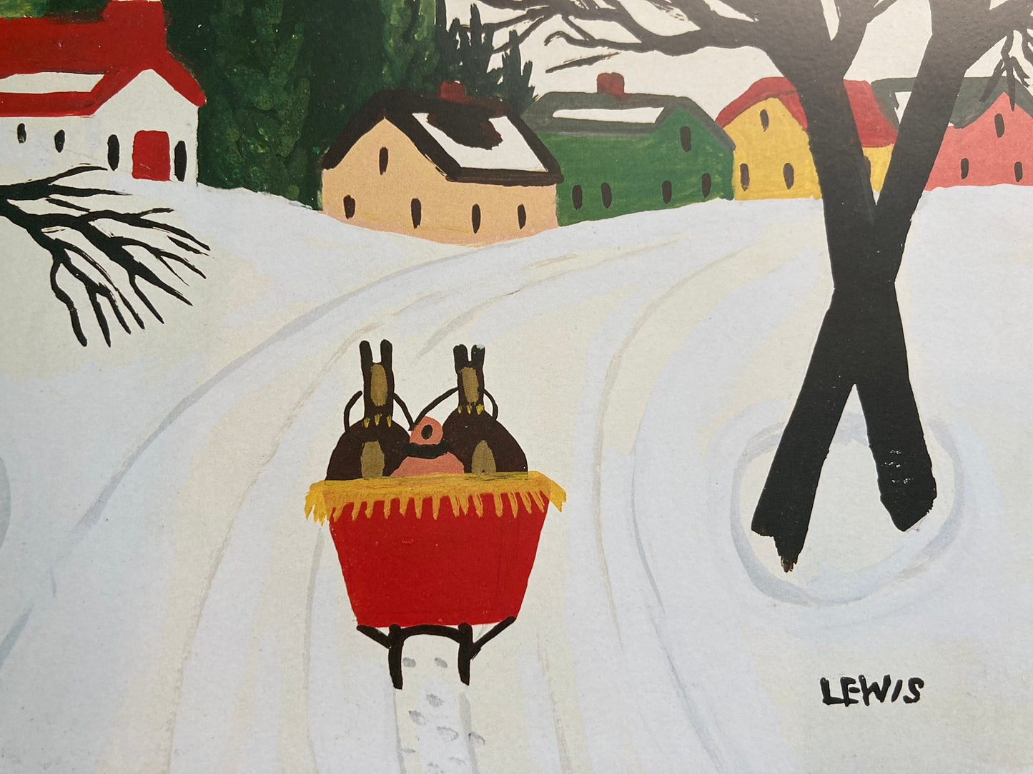 Livre d'images pour enfants - L'art de Maud Lewis à NOËL AVEC LE COURRIER RURAL