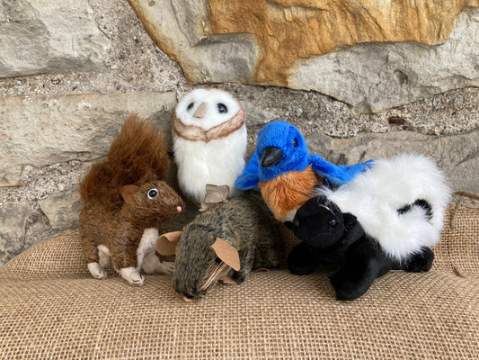 Soft Mini Puppet Set - WILD ANIMALS of GEORGIAN BAY