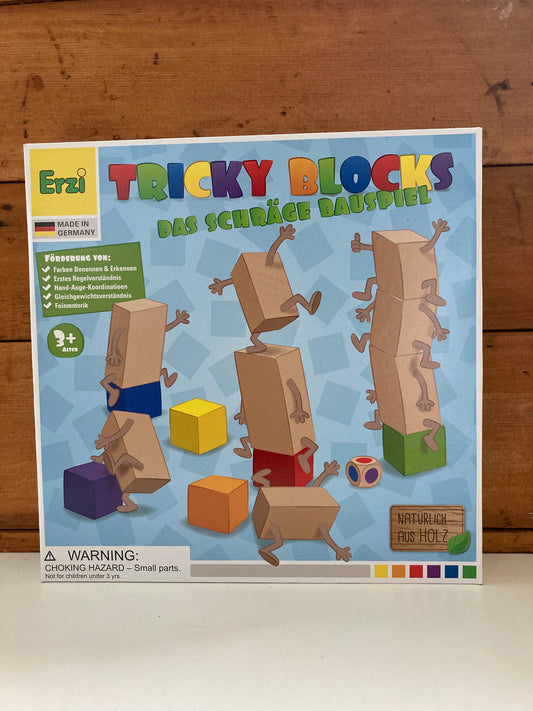Wooden Family Game Set - TRICKY BLOCKS by Erzi