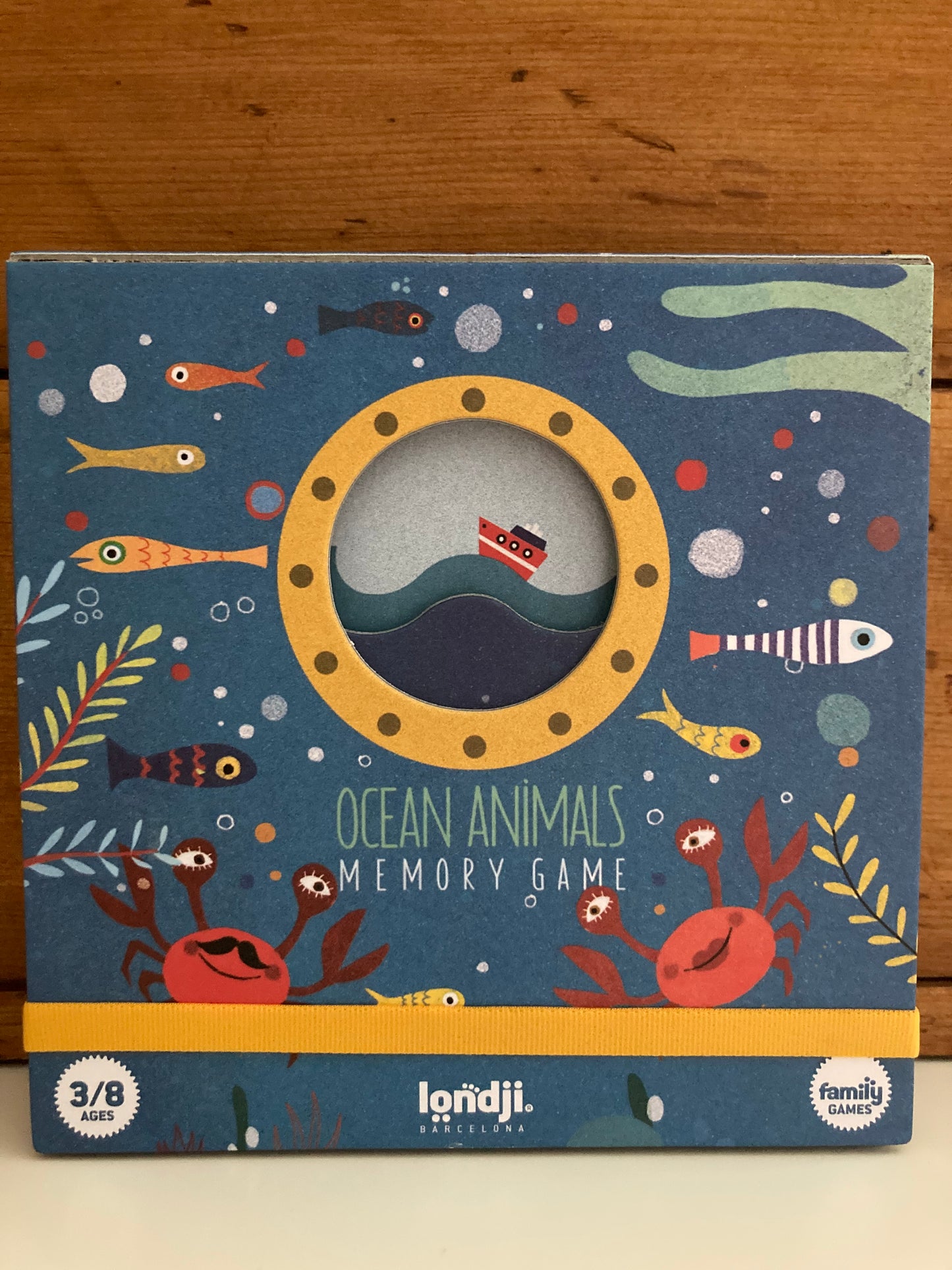 Educational Memory Game Set - OCEAN ANIMALS, (age3+)