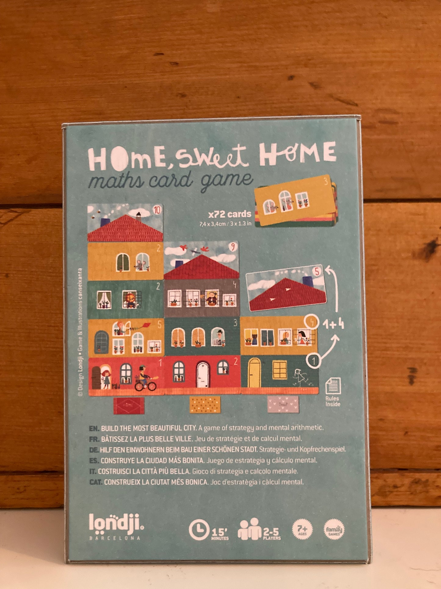 Educational Card Game Set - HOME SWEET HOME "A Fun Math Game!"