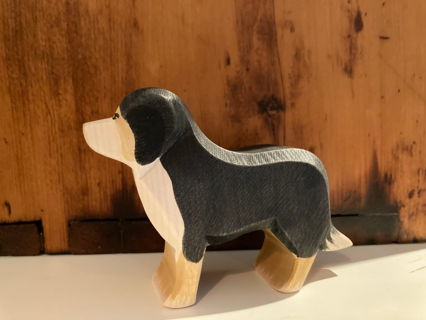 Wooden Dollhouse Play - BERNESE MOUNTAIN DOG