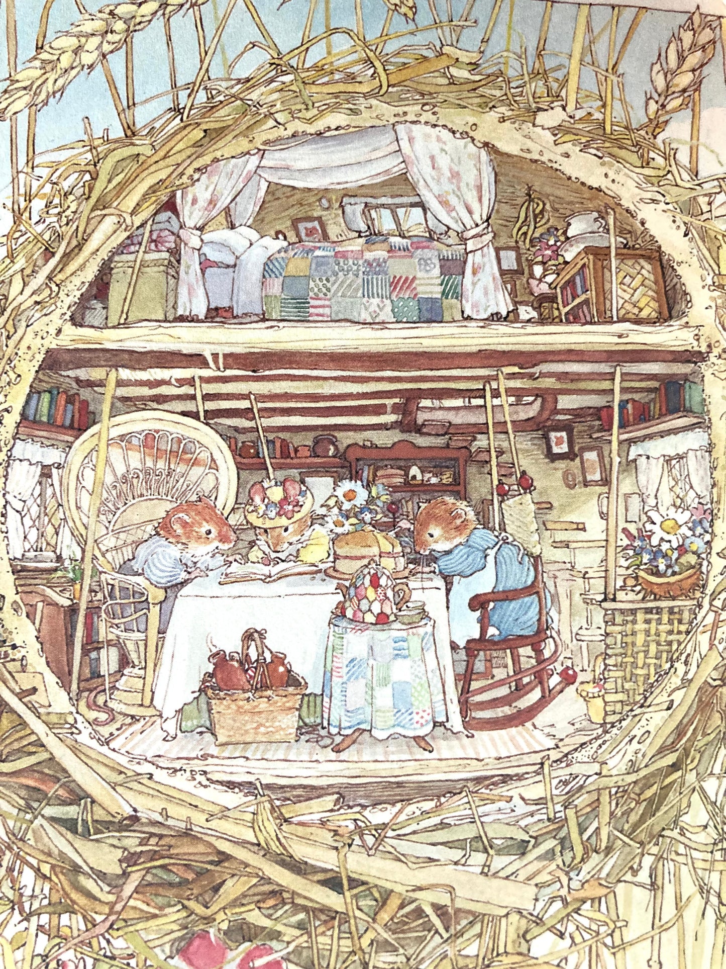 Children's Picture Book - AUTUMN STORY of THE MICE OF BRAMBLY HEDGE