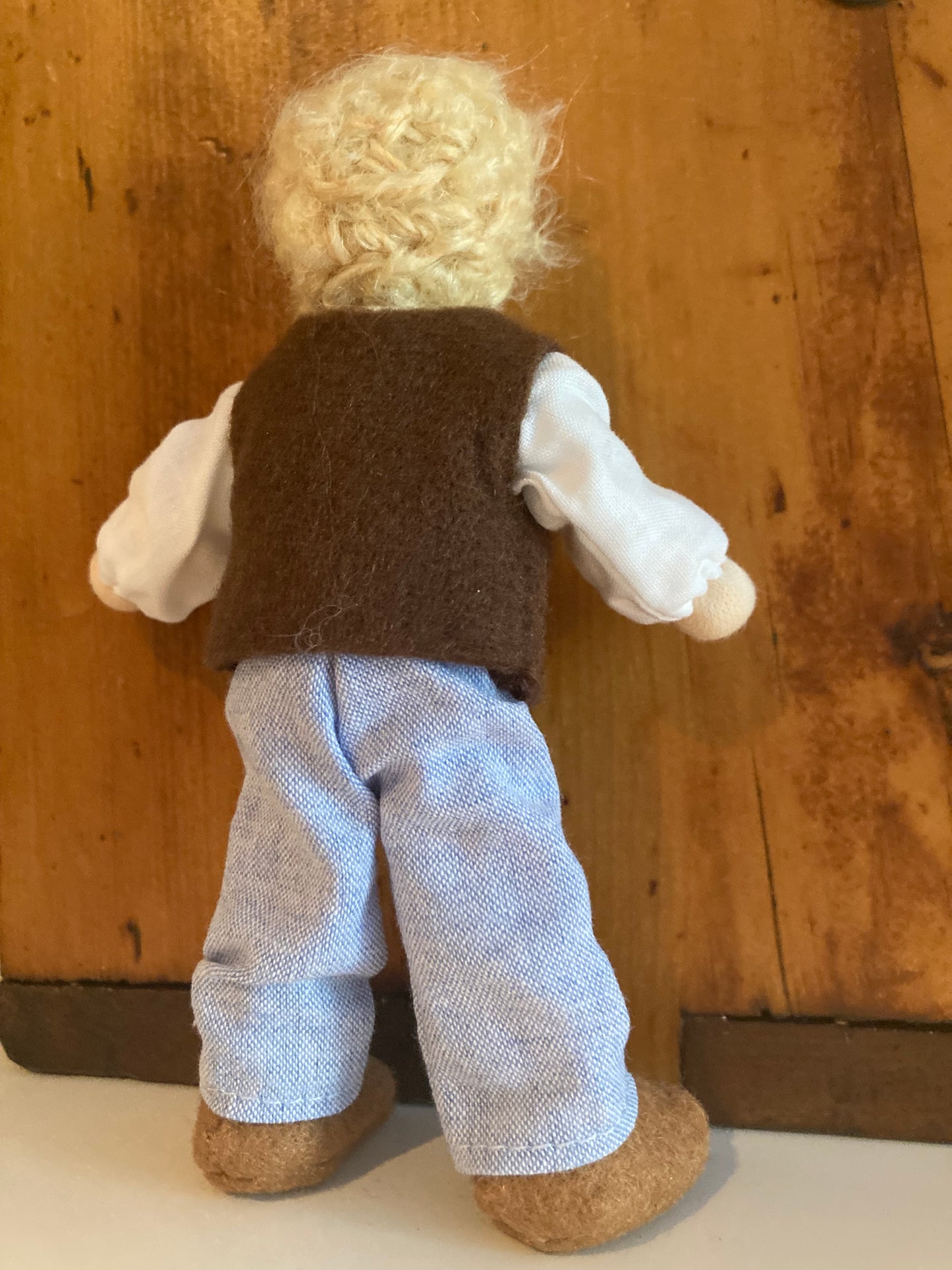 Dollhouse Waldorf Doll - Grimm's LIME ADULT in PANTS