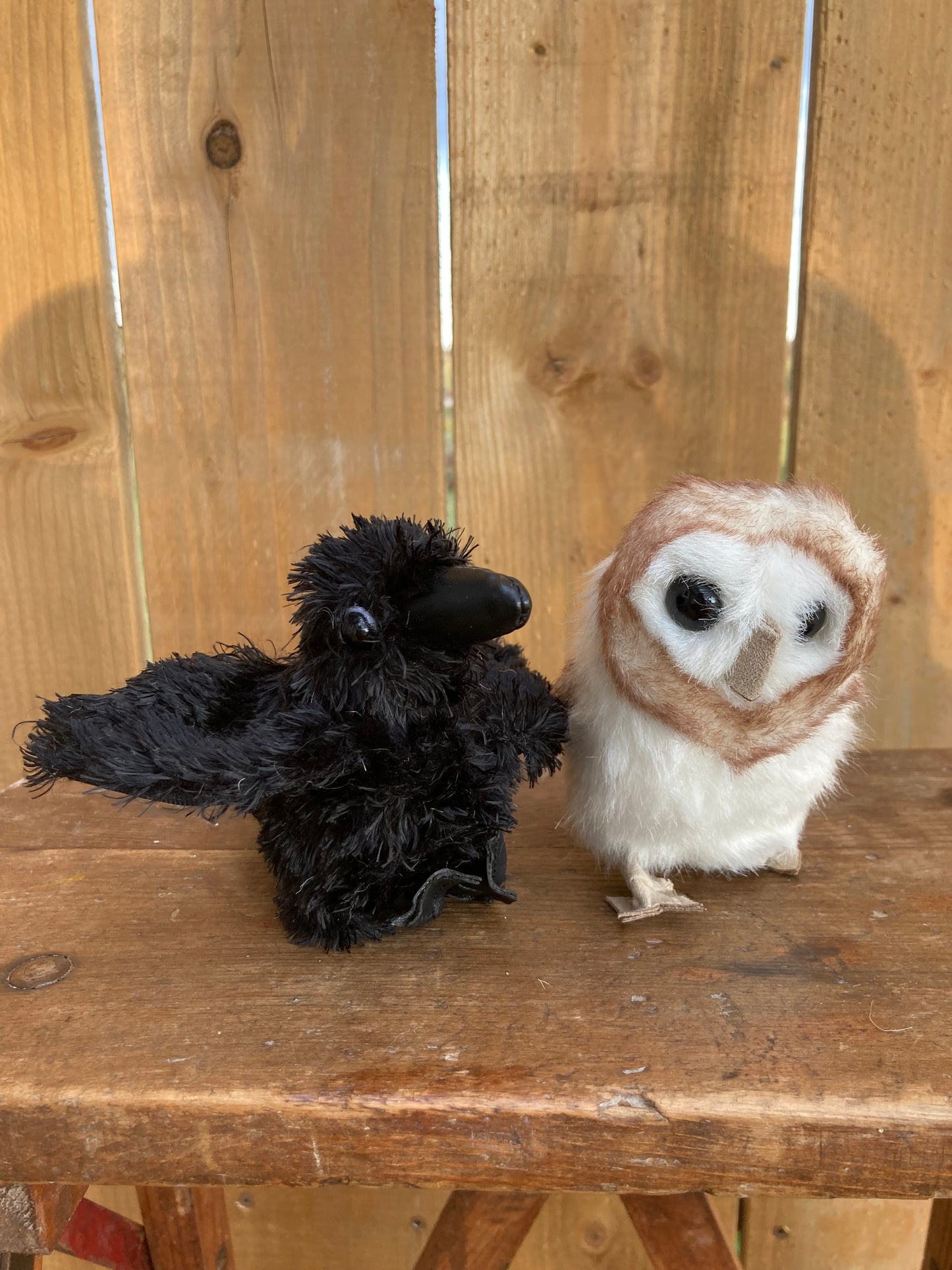 Soft Toy Finger Puppet - BARN OWL