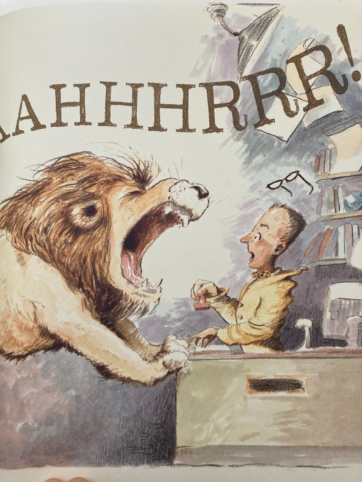 Children's Picture Book - LIBRARY LION