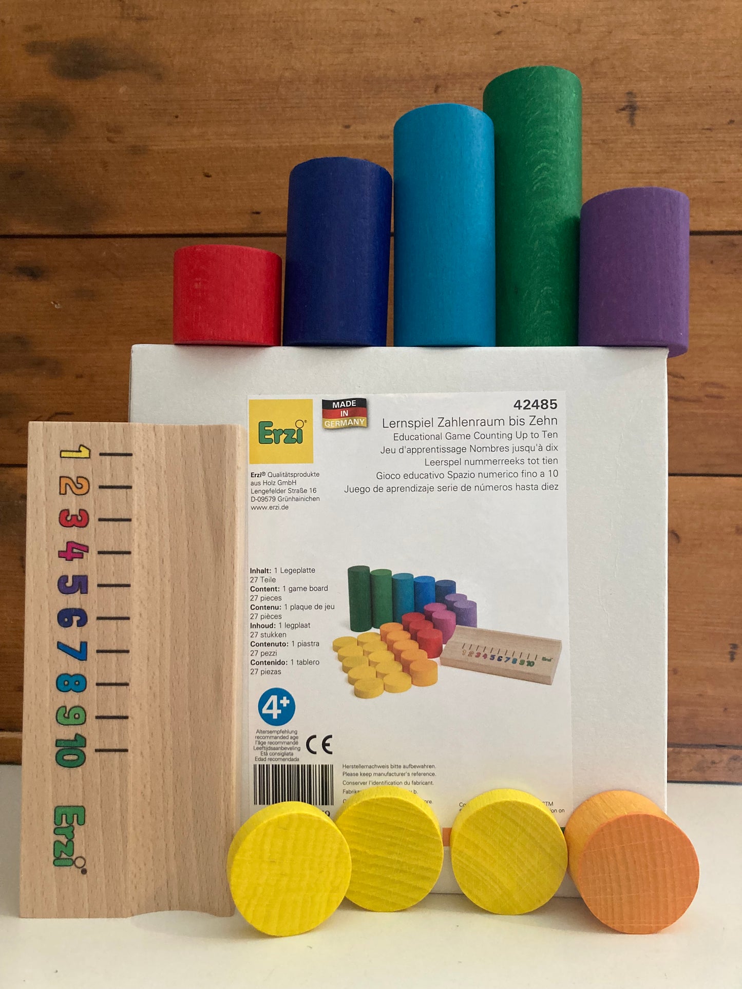 Educational Wooden Set - COUNTING UP TO TEN!