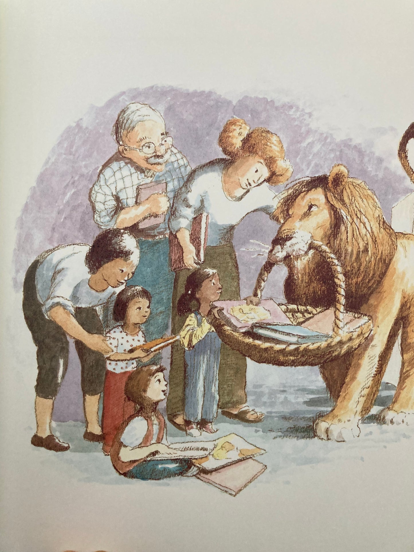 Livre d'images pour enfants - BIBLIOTHÈQUE LION