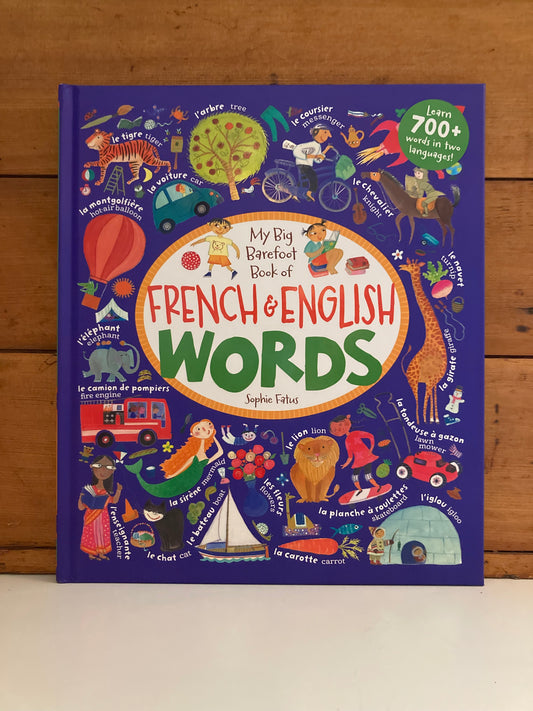 Educational Picture Book - FRENCH and ENGLISH WORDS