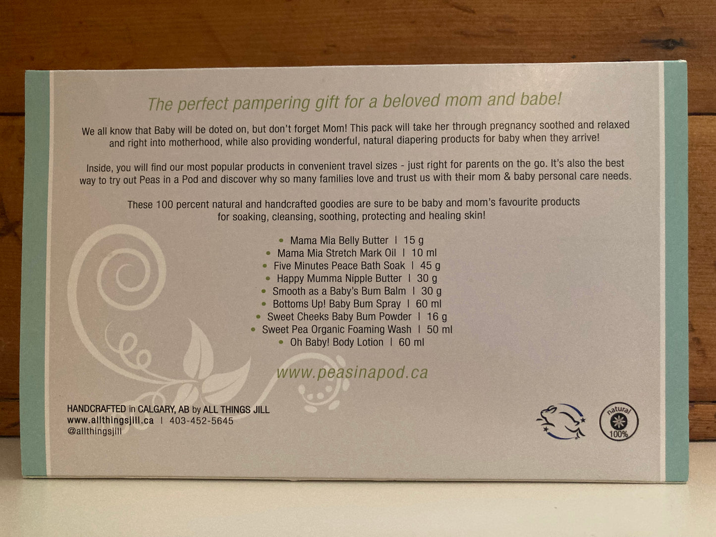 Holistic Health for Baby & Mama - PEAPOD GIFT BOX