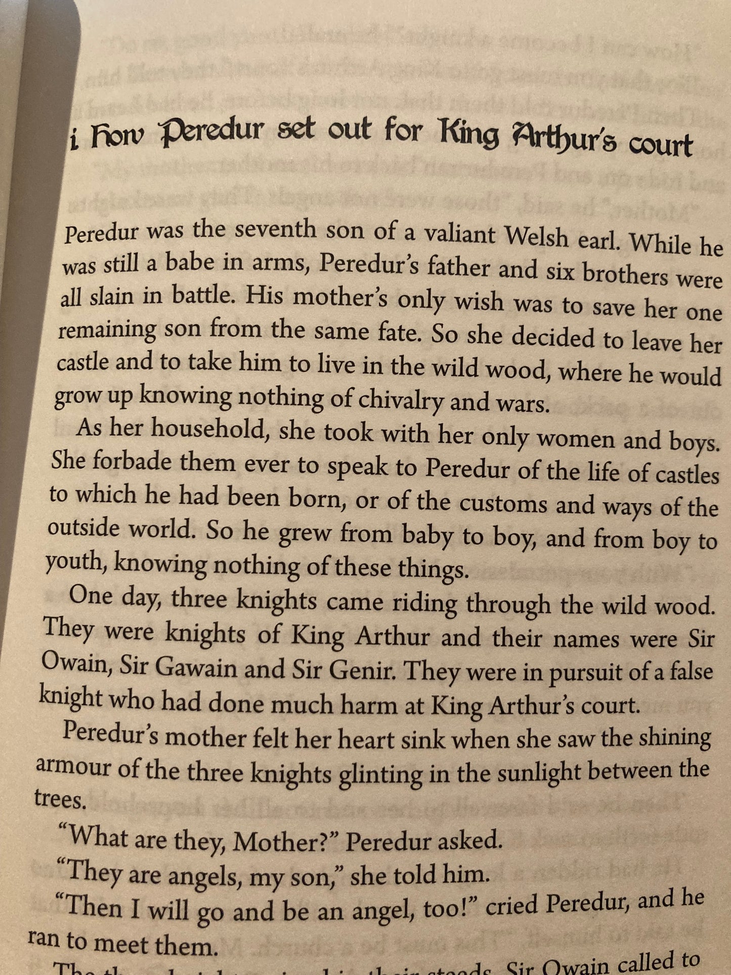 Chapter Books for Older Readers - LEGENDS OF KING ARTHUR