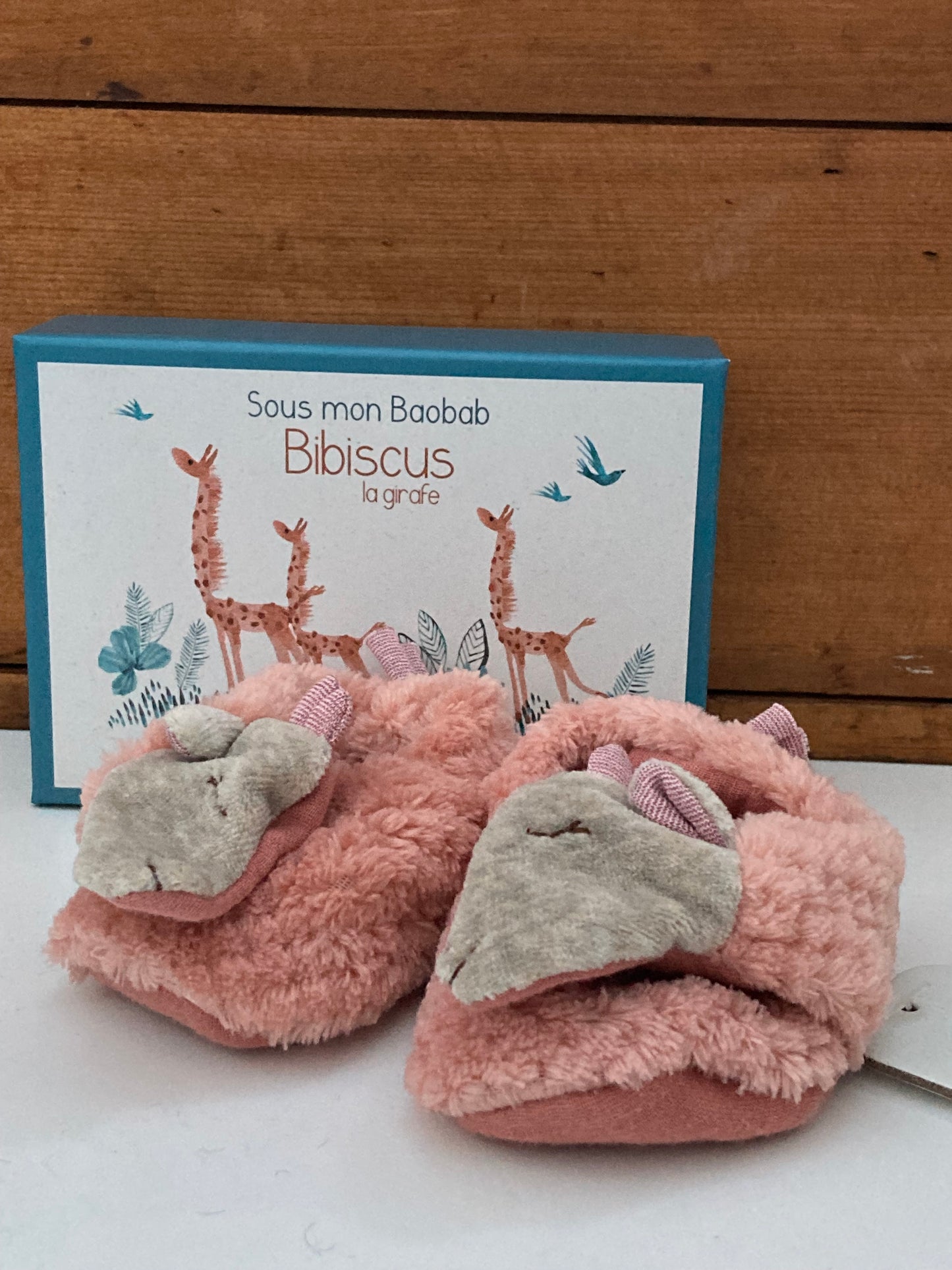 Slippers for Baby - SLEEPING GIRAFFE