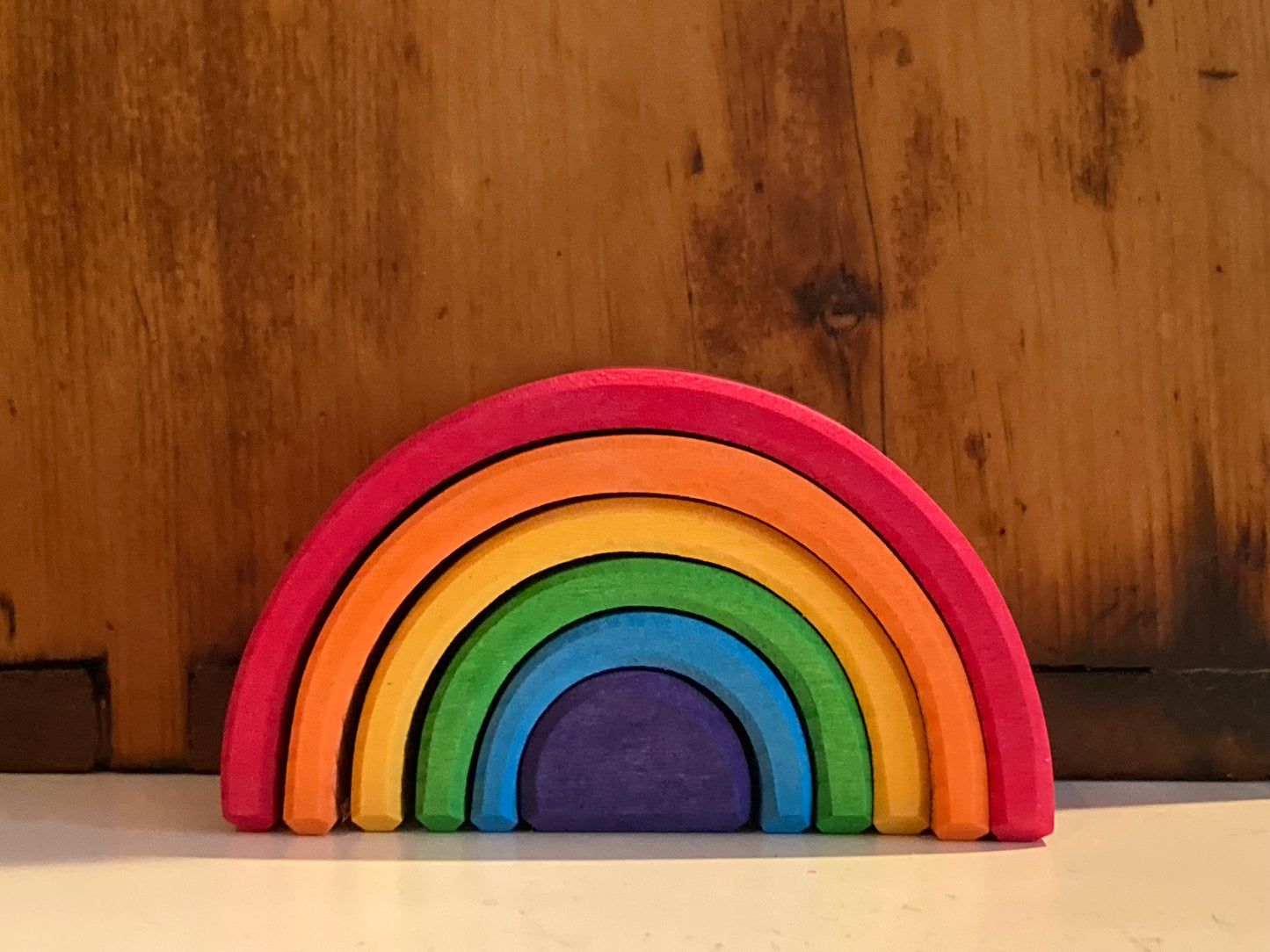 Wooden Toy - RAINBOW TUNNEL, small