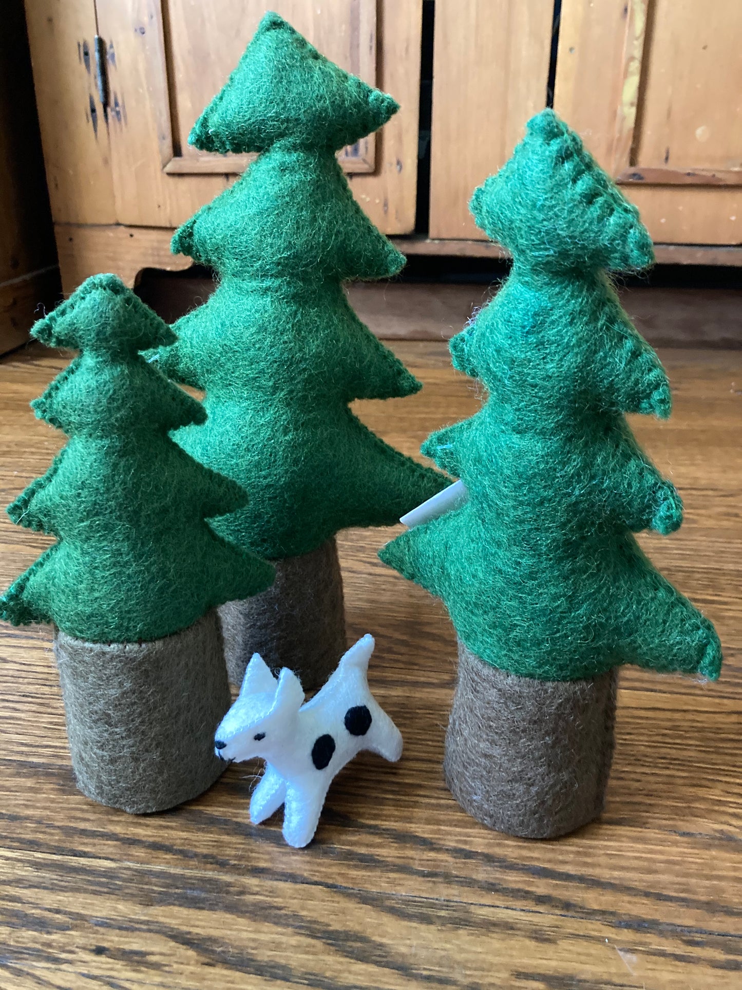 Dollhouse Soft Toy - PINE FIR TREES (3 sizes)