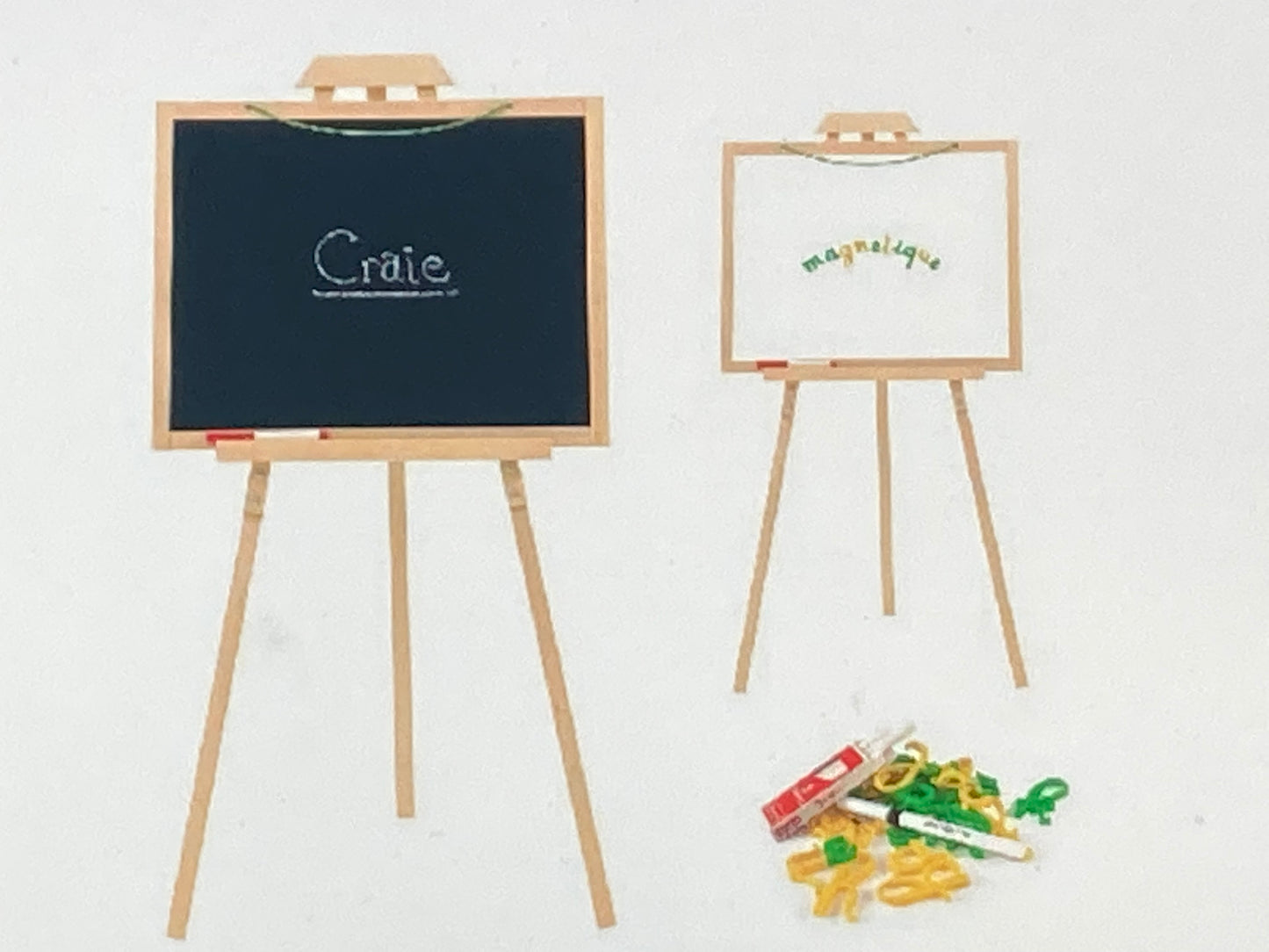 Wooden BLACKBOARD EASEL, Art