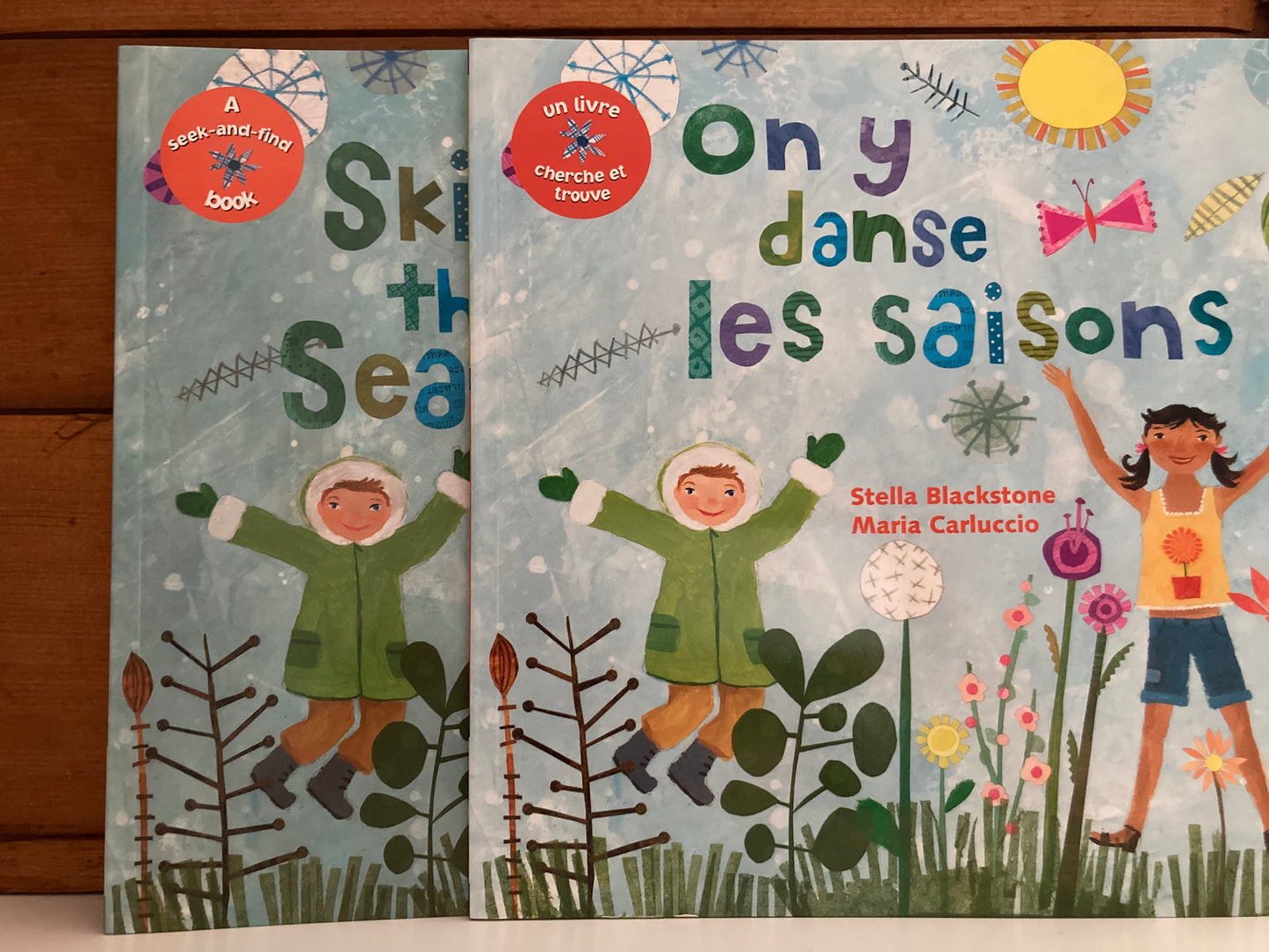 Educational Children's Picture Book - In French, ON Y DANSE LES SAISONS