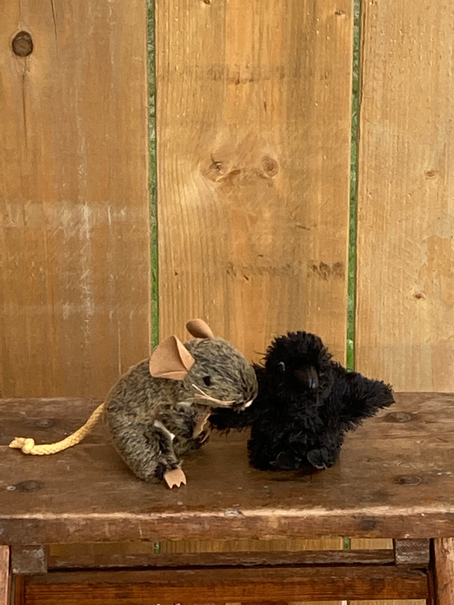 Soft Toy Finger Puppet - FIELD MOUSE