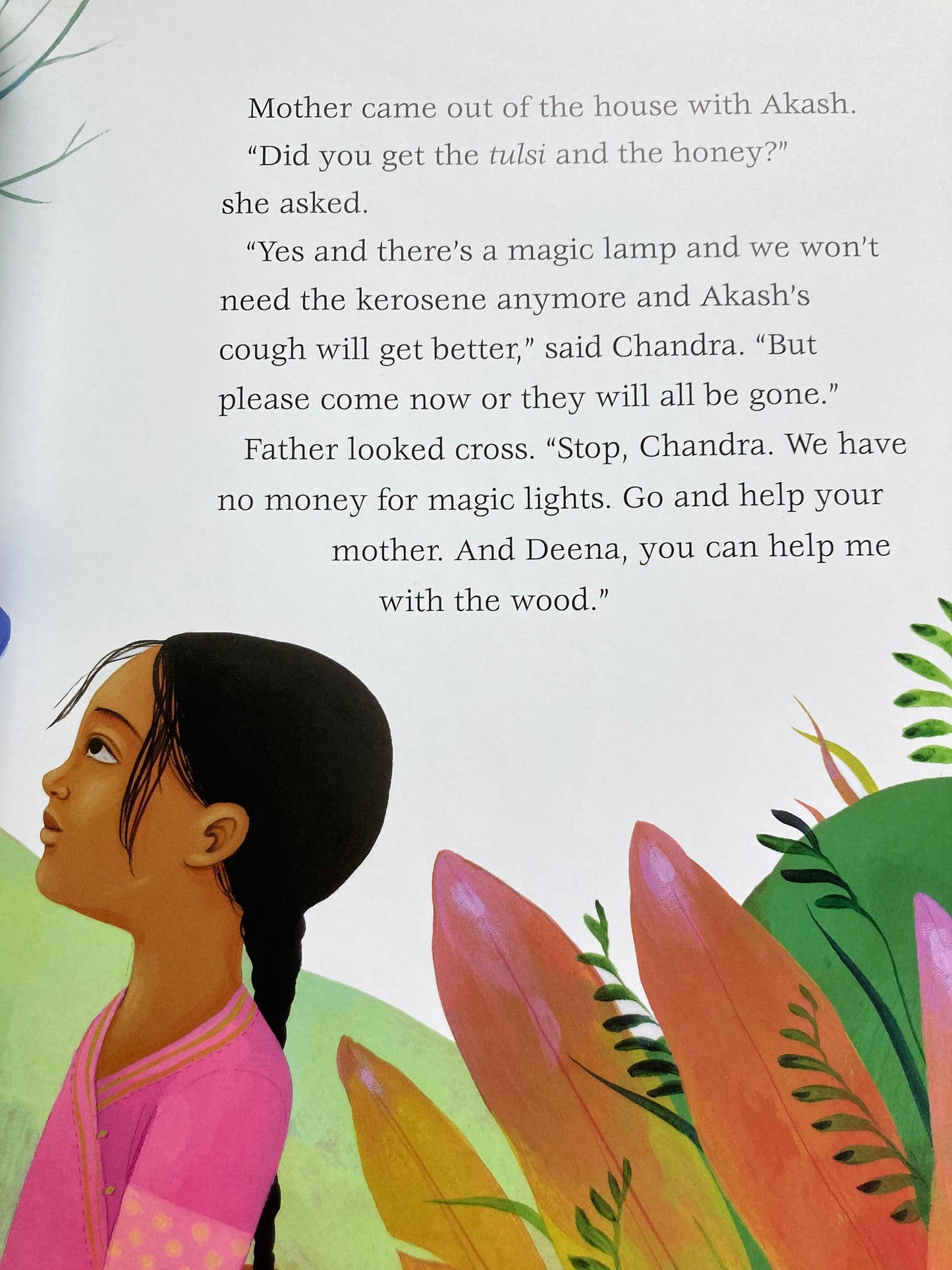 Livre d'images éducatif pour enfants - LA LUMIÈRE MAGIQUE DE CHANDRA