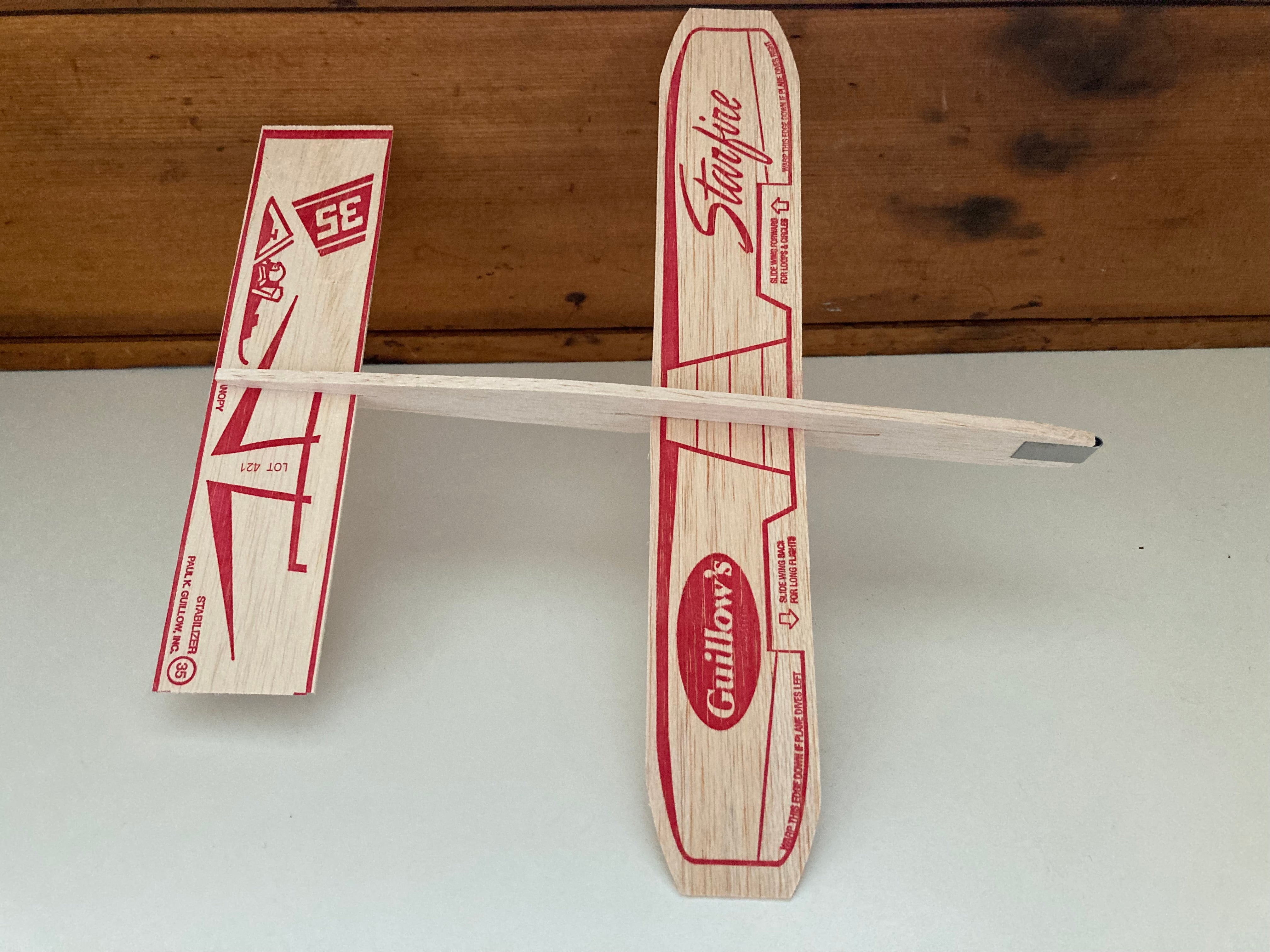 Wooden Toy BALSA WOOD GLIDER