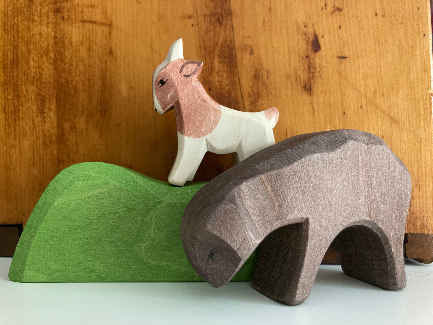 Wooden Dollhouse Play - SHEEP, BROWN EWE