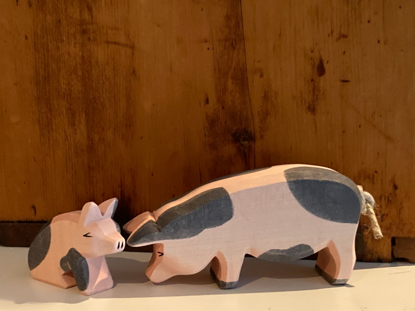 Wooden Dollhouse Play - SPOTTED PIG