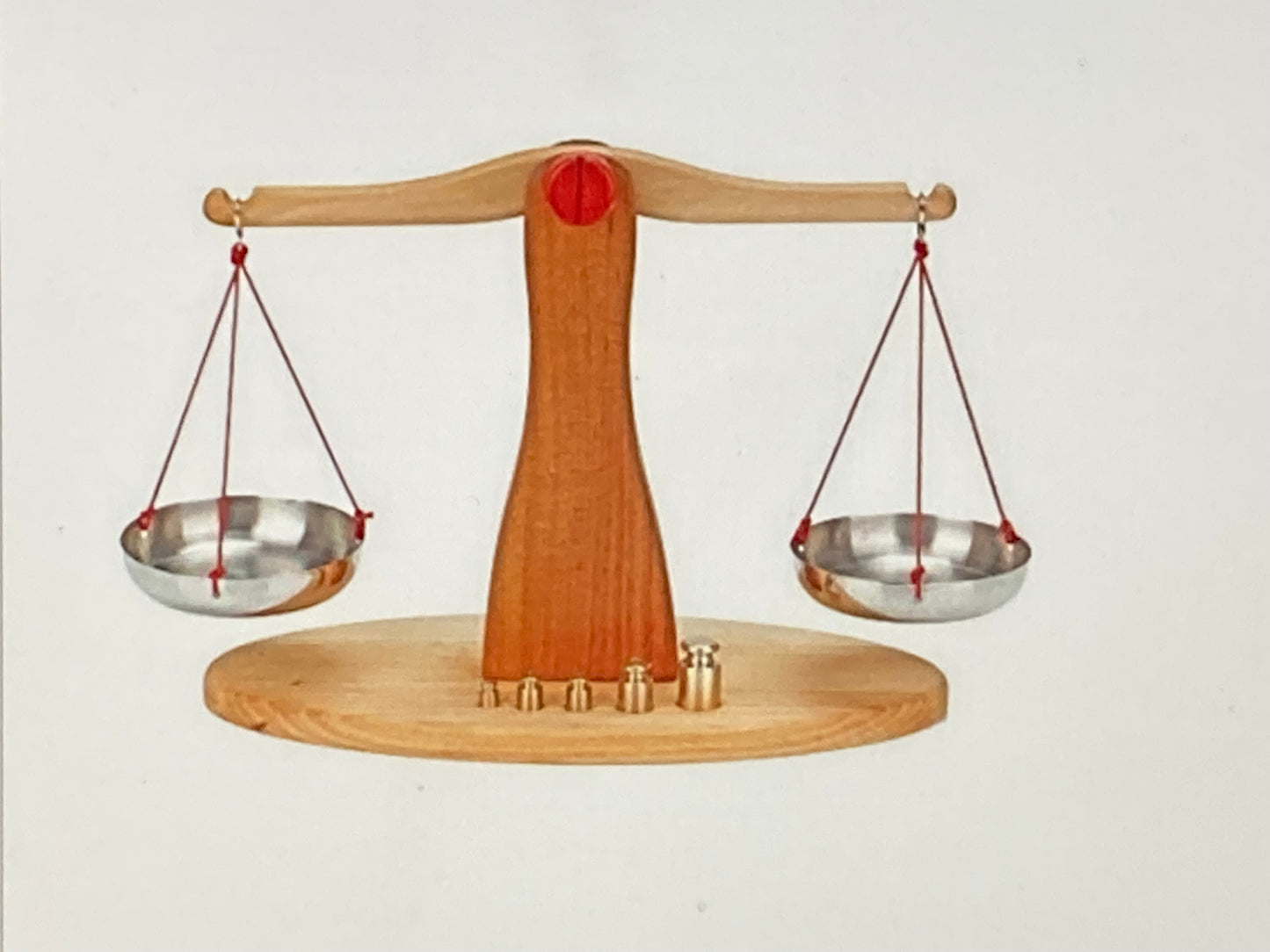 Educational WOODEN BALANCING SCALE