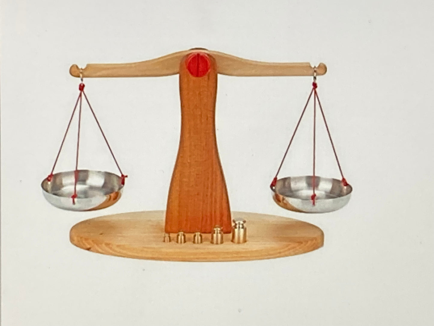 BALANCE ÉDUCATIVE EN BOIS