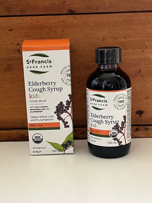 St Francis Holistic Health - KIDS ELDERBERRY COUGH SYRUP, for cough relief!